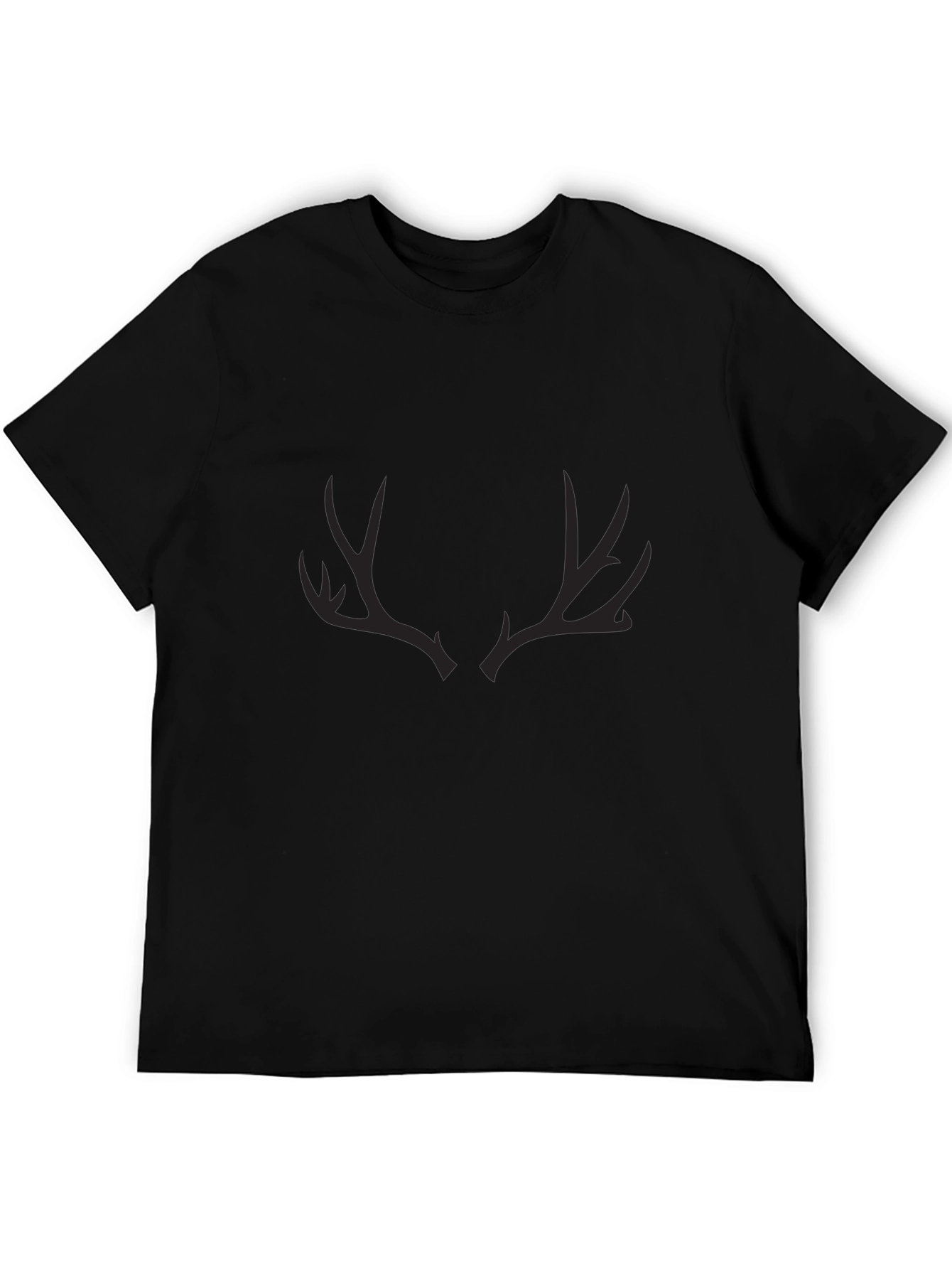 Antler Graphic Tee - Black Casual Comfort
