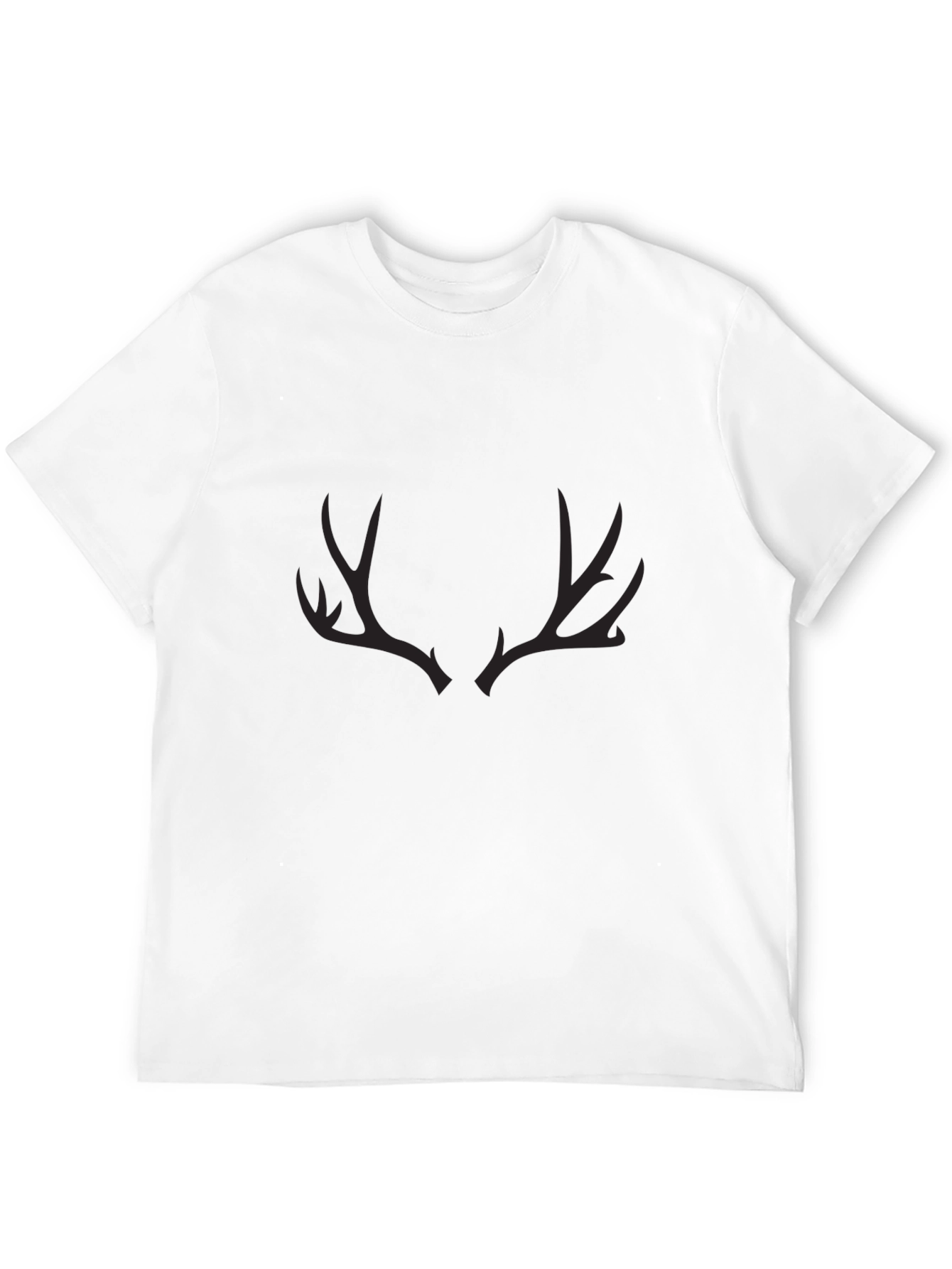 Antler Graphic Tee - Black Casual Comfort