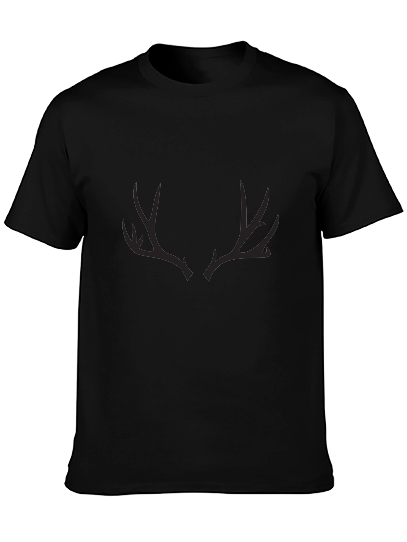 Antler Graphic Tee - Black Casual Comfort