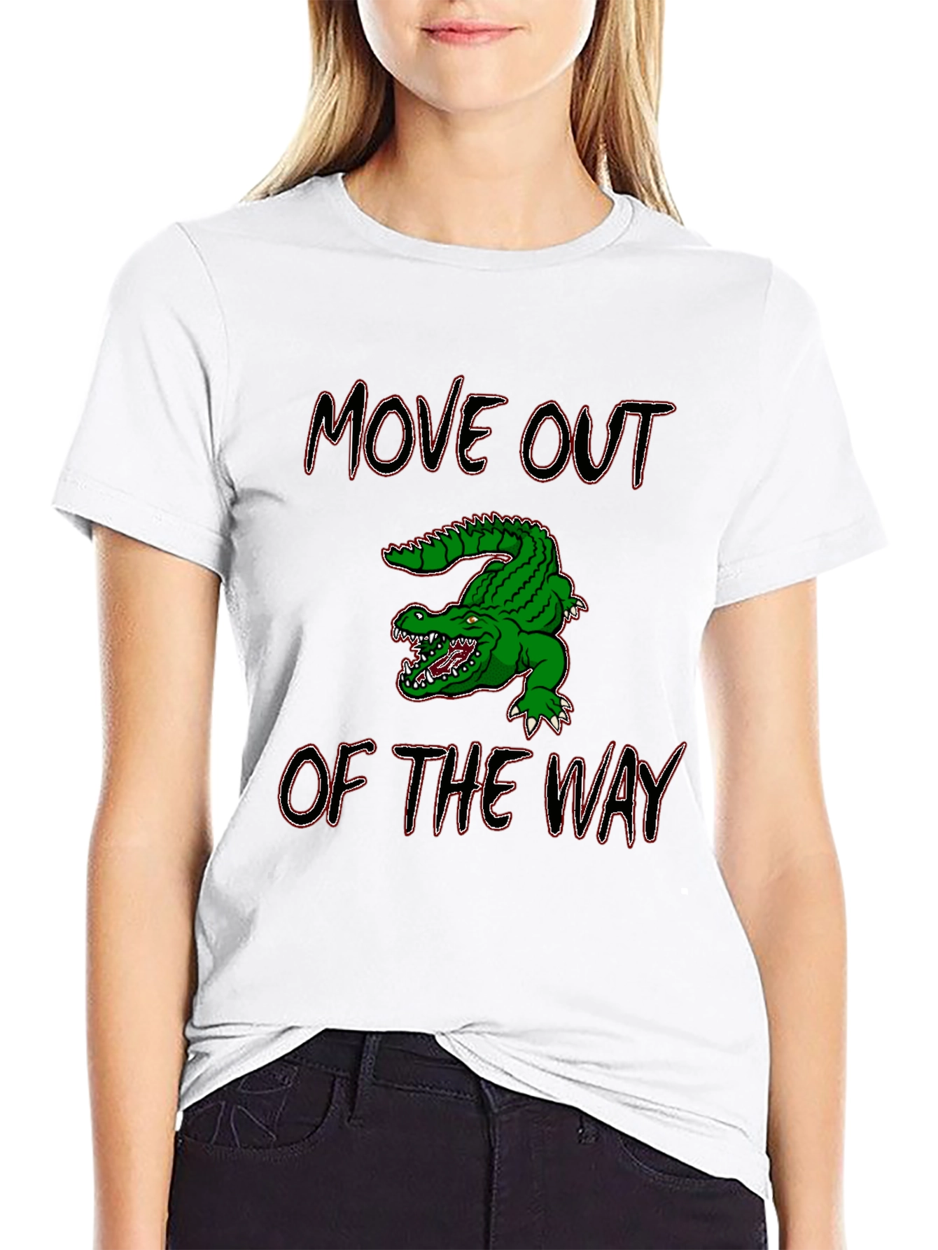 Move Out of the Way Alligator Graphic Tee