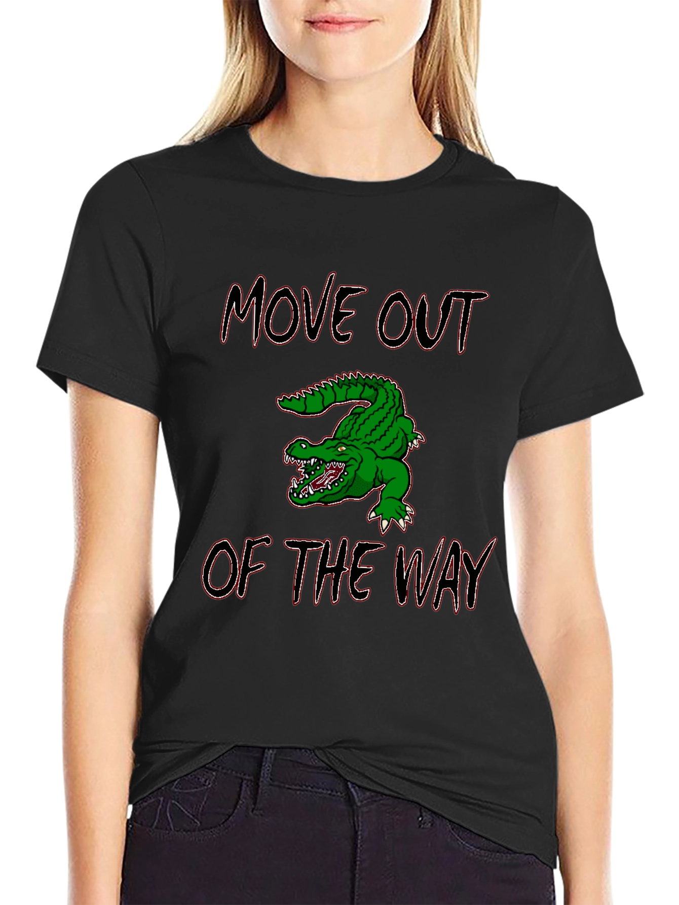 Move Out of the Way Alligator Graphic Tee