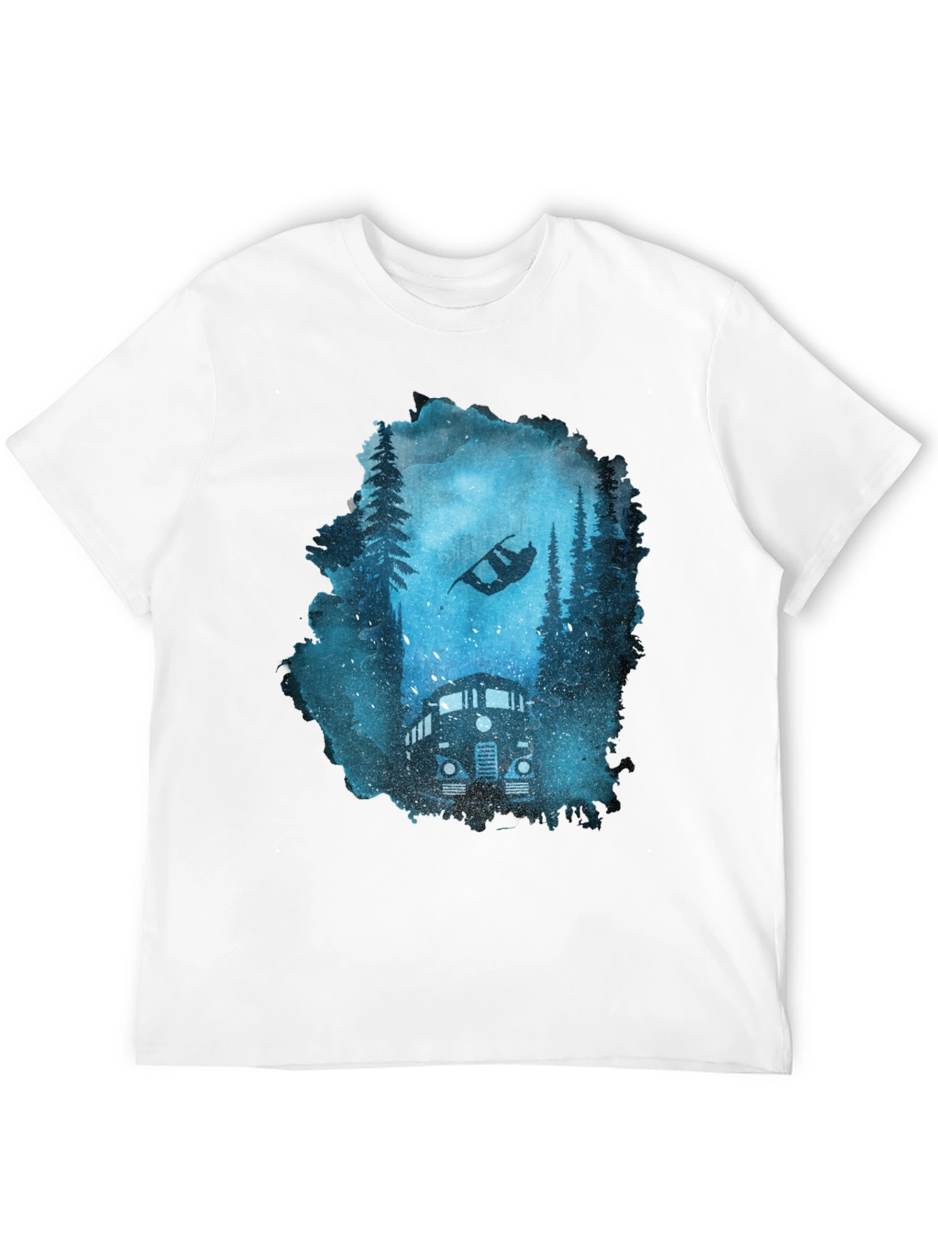 Snowboarder Truck Graphic Tee