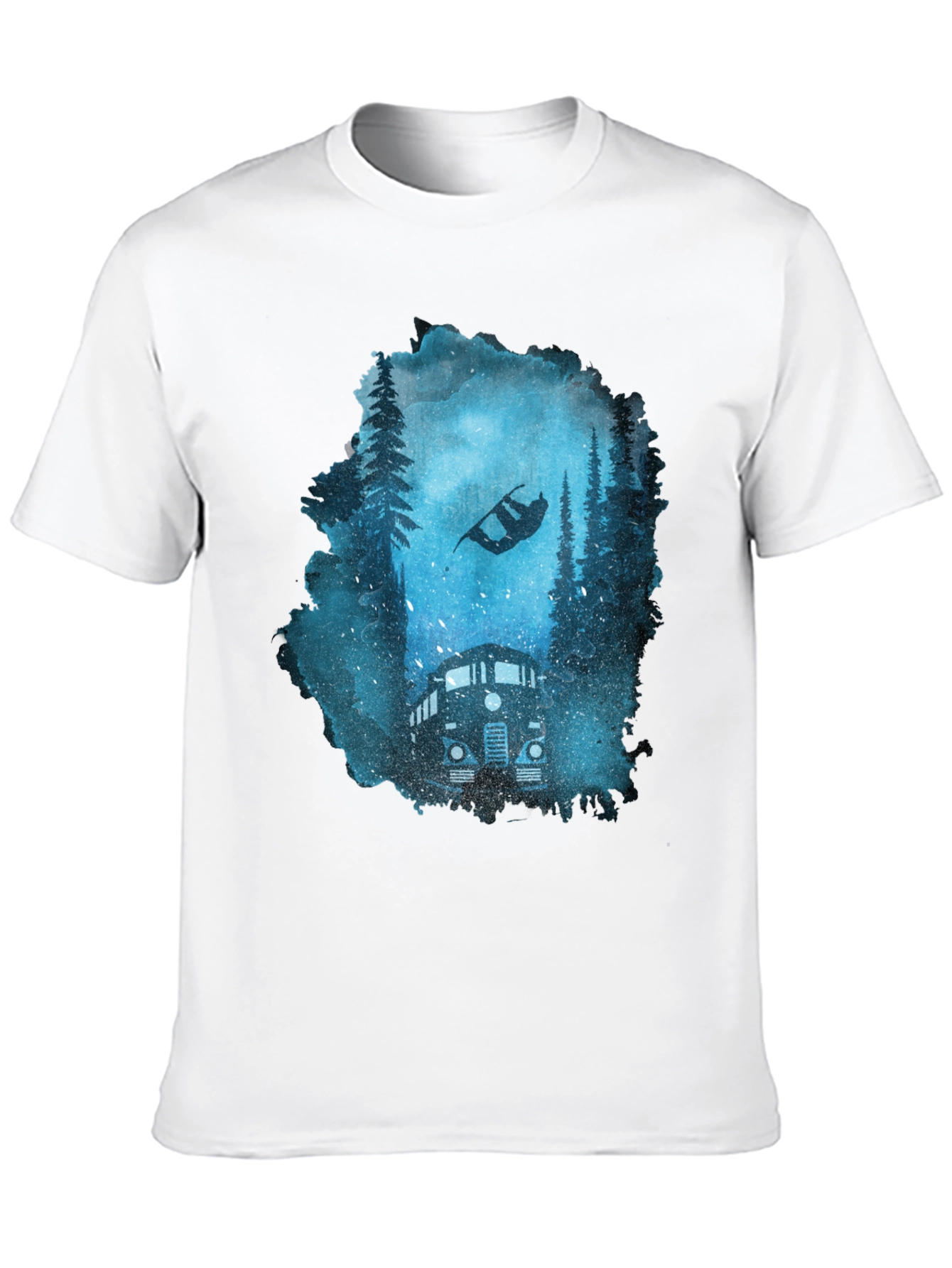 Snowboarder Truck Graphic Tee