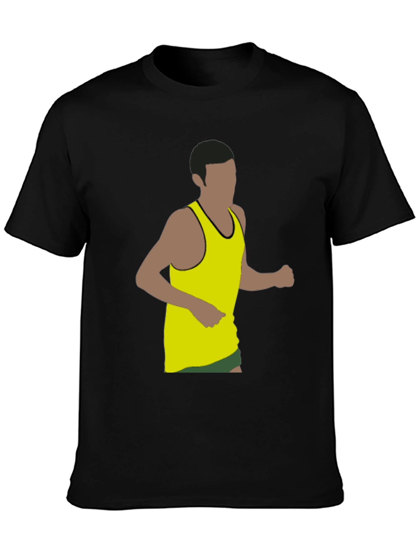Runner Graphic Black T-Shirt