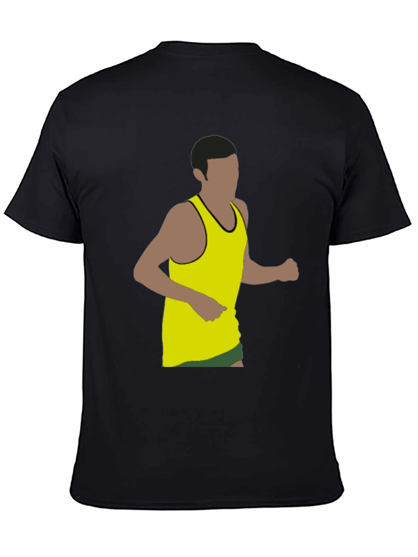 Runner Graphic Black T-Shirt