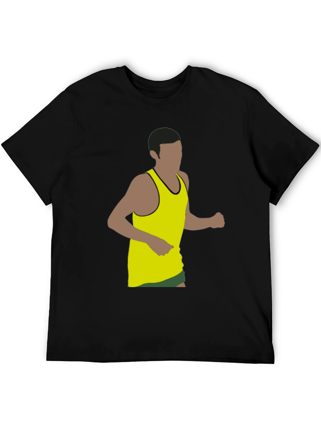 Runner Graphic Black T-Shirt