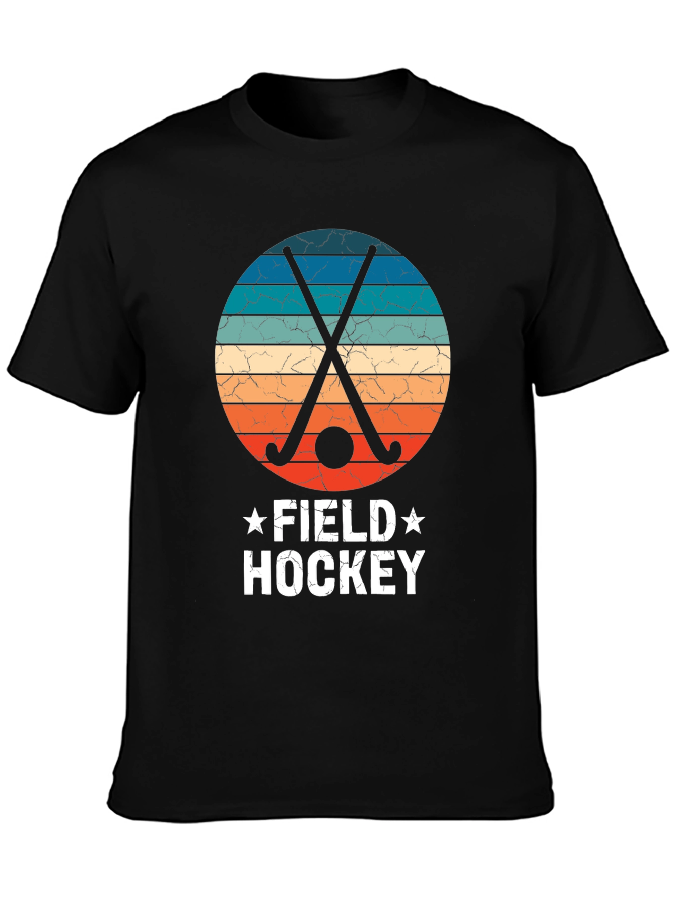 Retro Field Hockey Graphic Tee