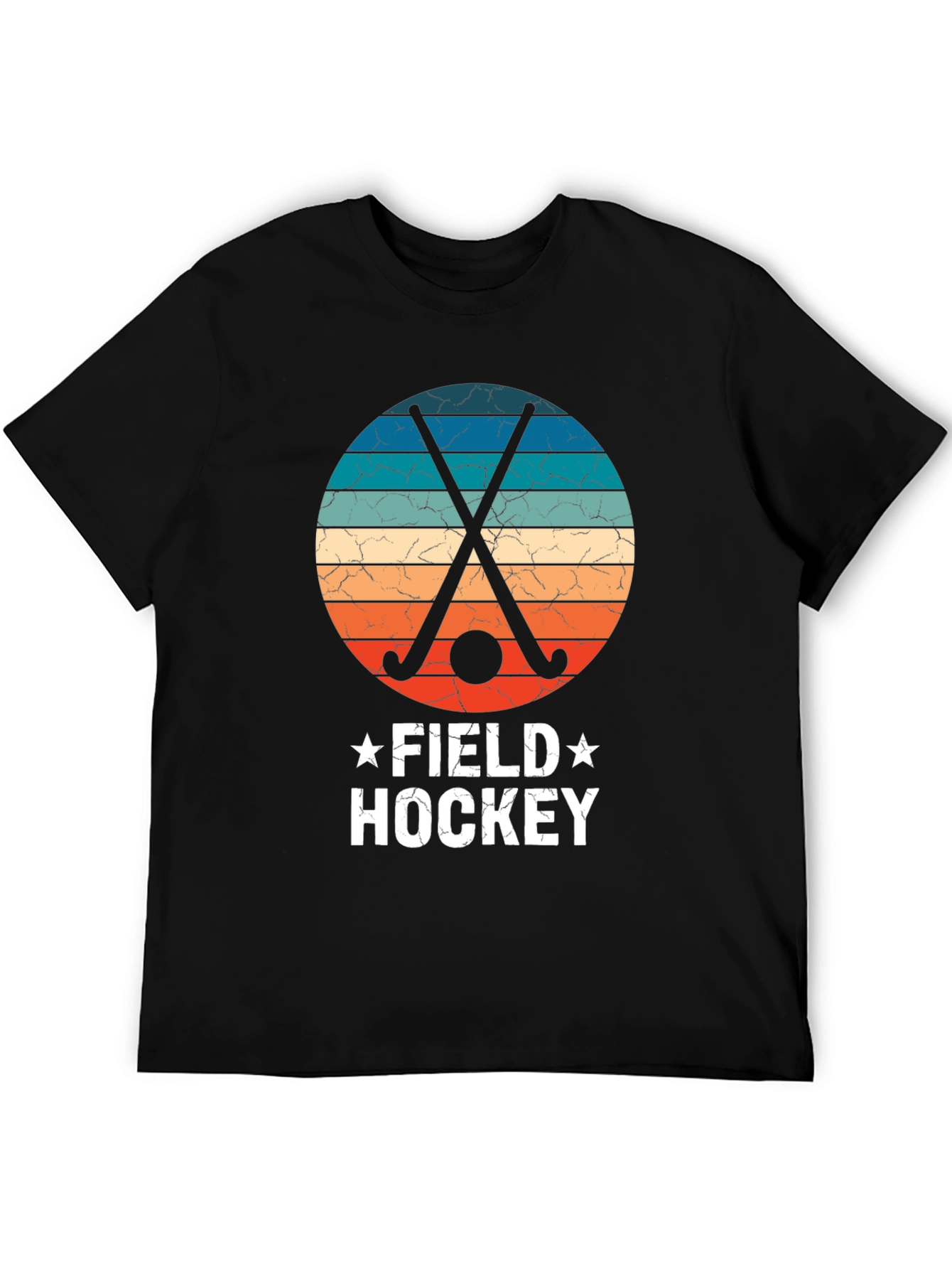 Retro Field Hockey Graphic Tee