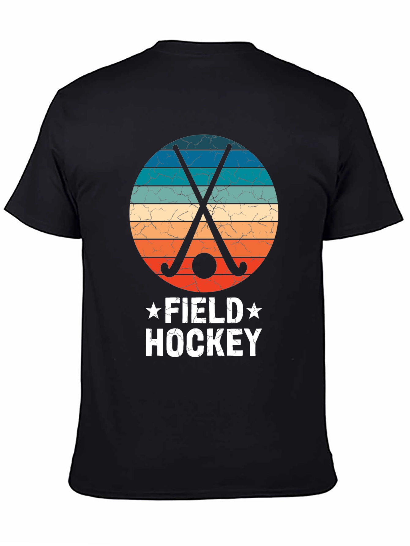 Retro Field Hockey Graphic Tee