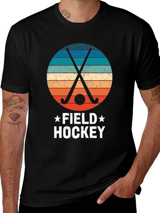 Retro Field Hockey Graphic Tee