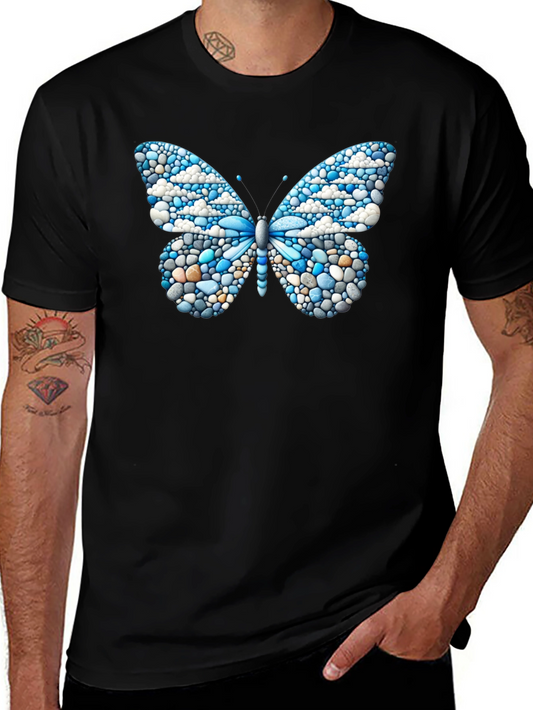 Butterfly Pebble Design T-Shirt