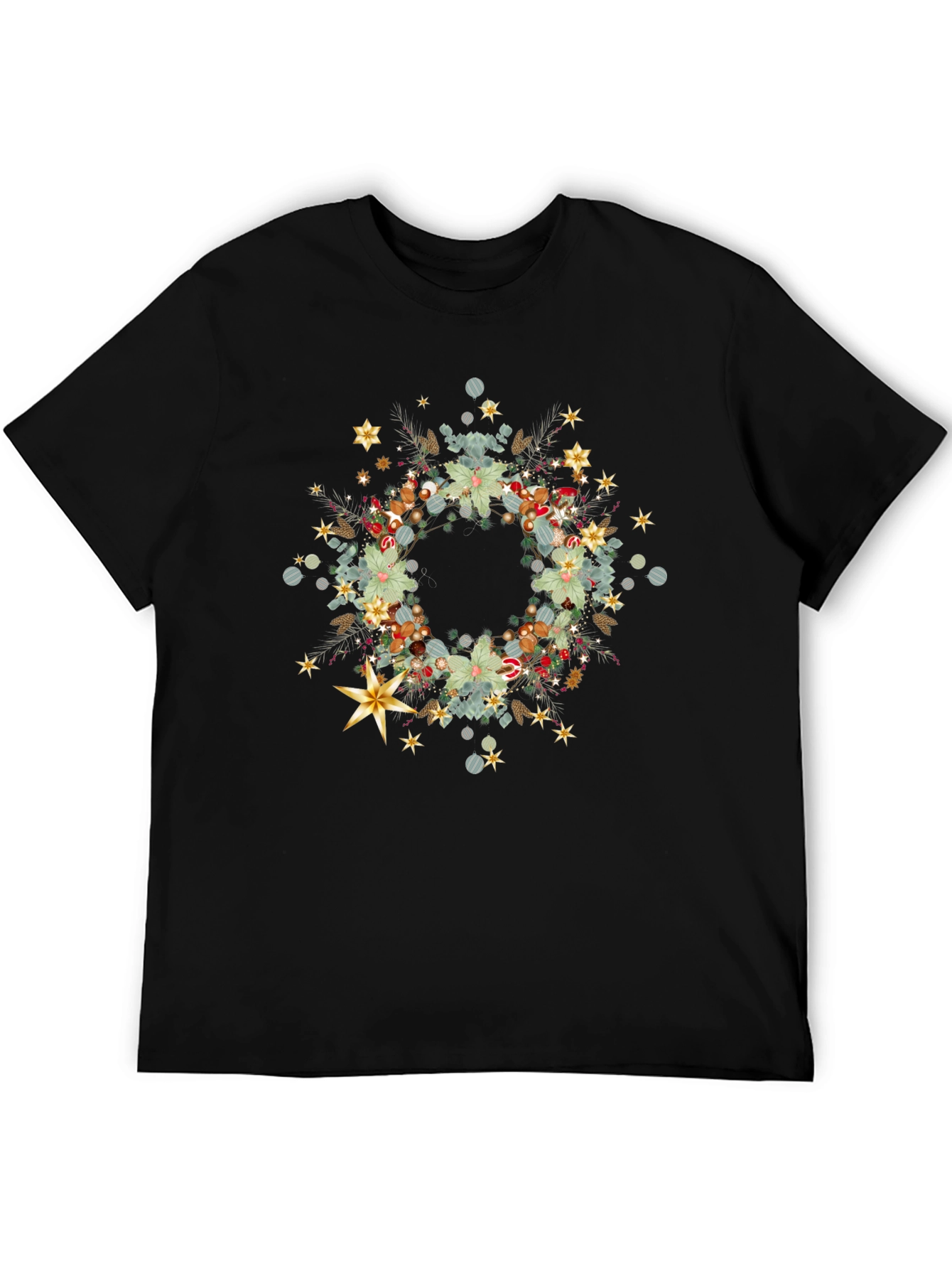 Festive Wreath Tee - Holiday Style