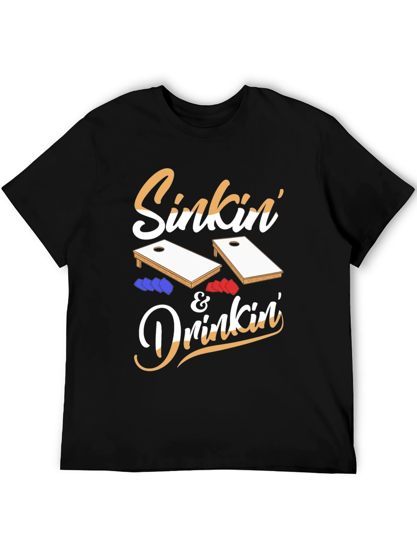 Sinkin & Drinkin Cornhole T-Shirt