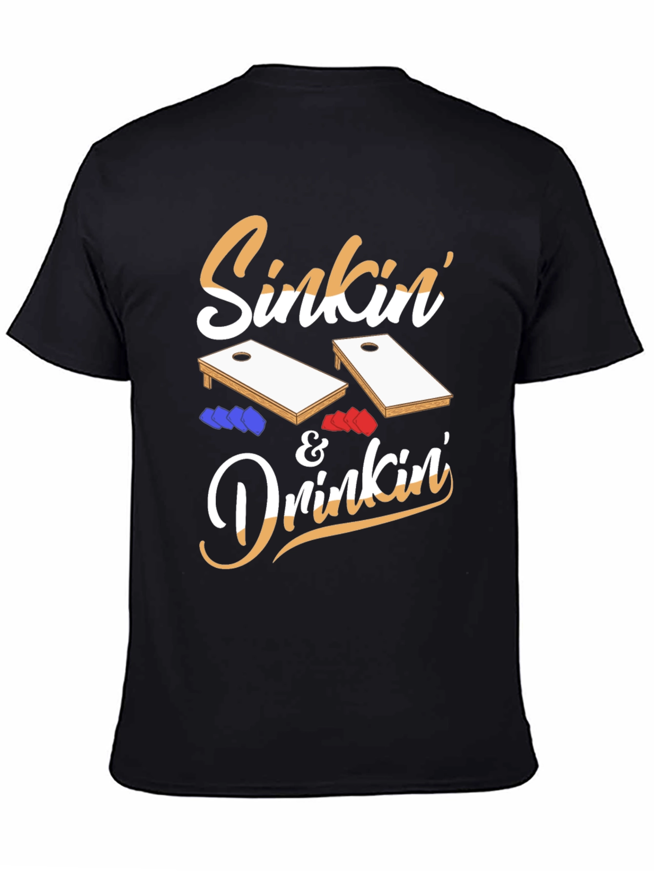 Sinkin & Drinkin Cornhole T-Shirt