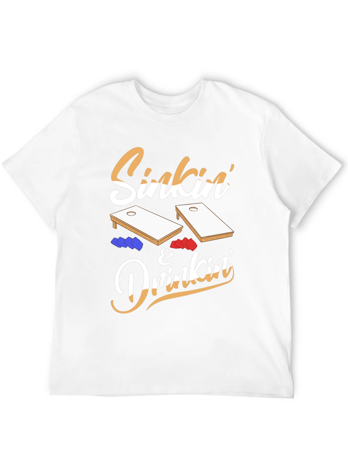 Sinkin & Drinkin Cornhole T-Shirt