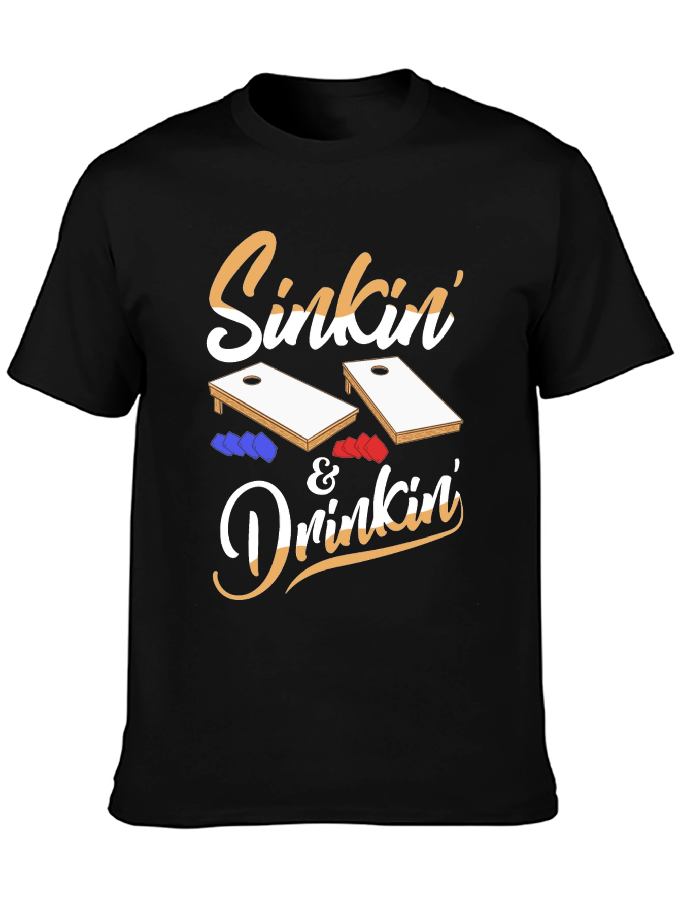 Sinkin & Drinkin Cornhole T-Shirt