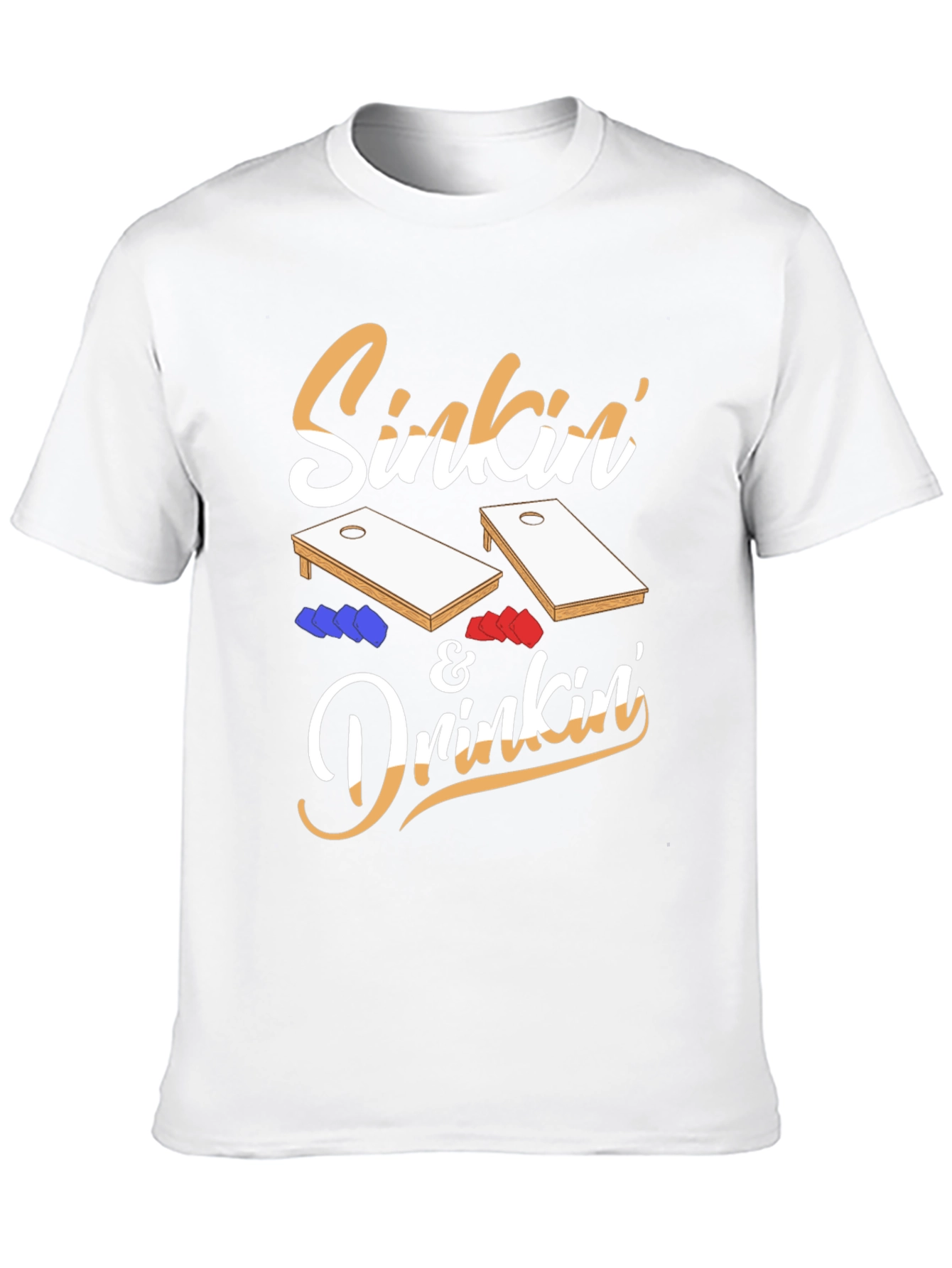 Sinkin & Drinkin Cornhole T-Shirt