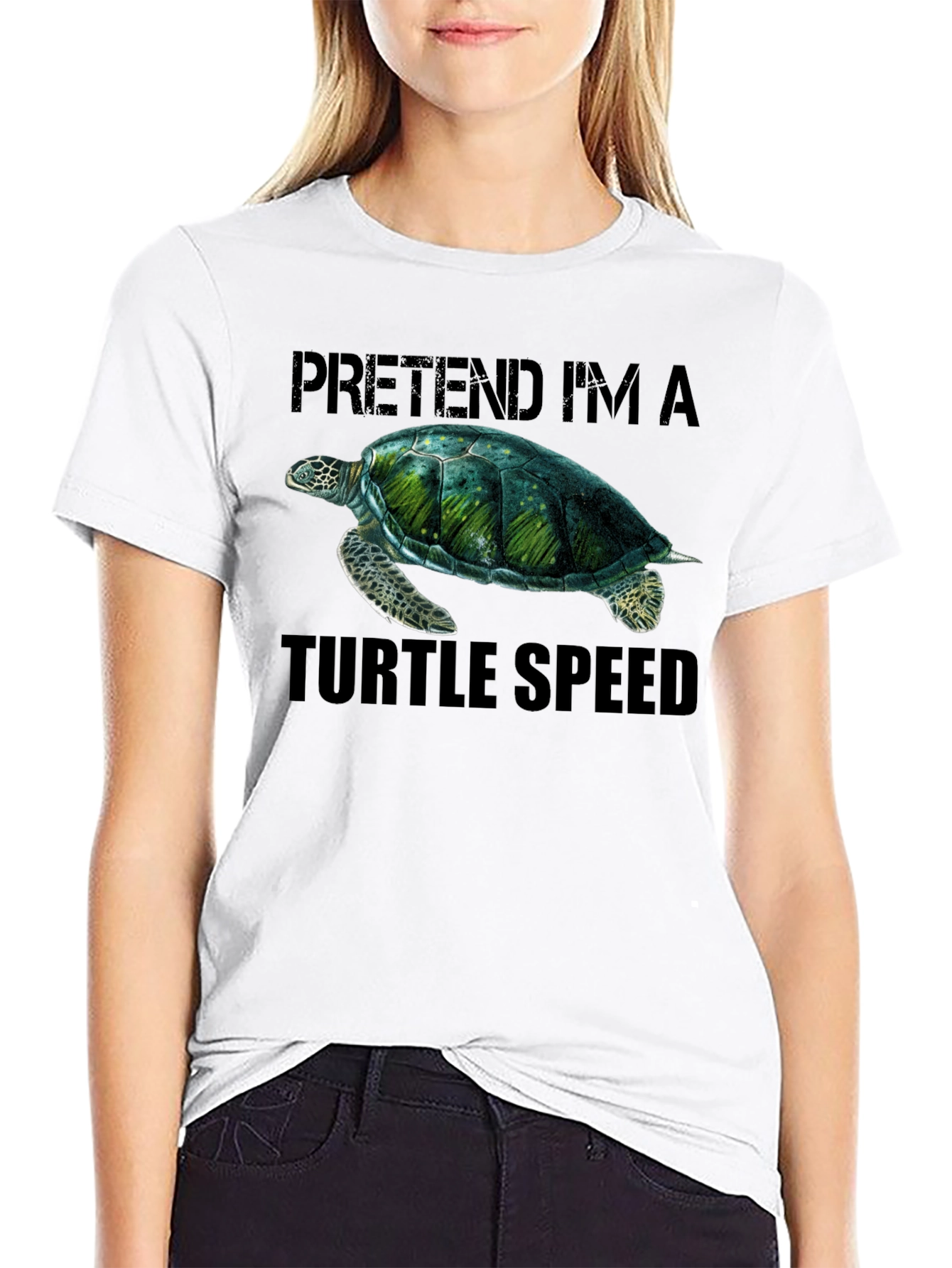 Pretend Im A Turtle Speed T-Shirt