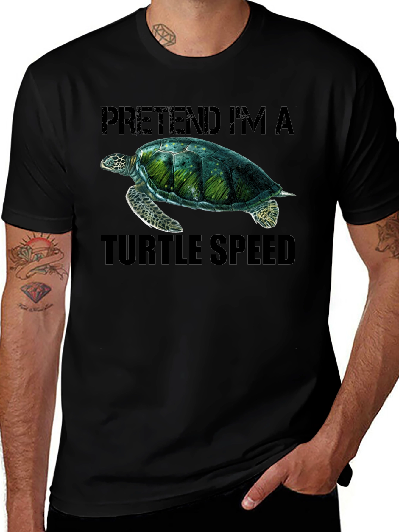 Pretend Im A Turtle Speed T-Shirt
