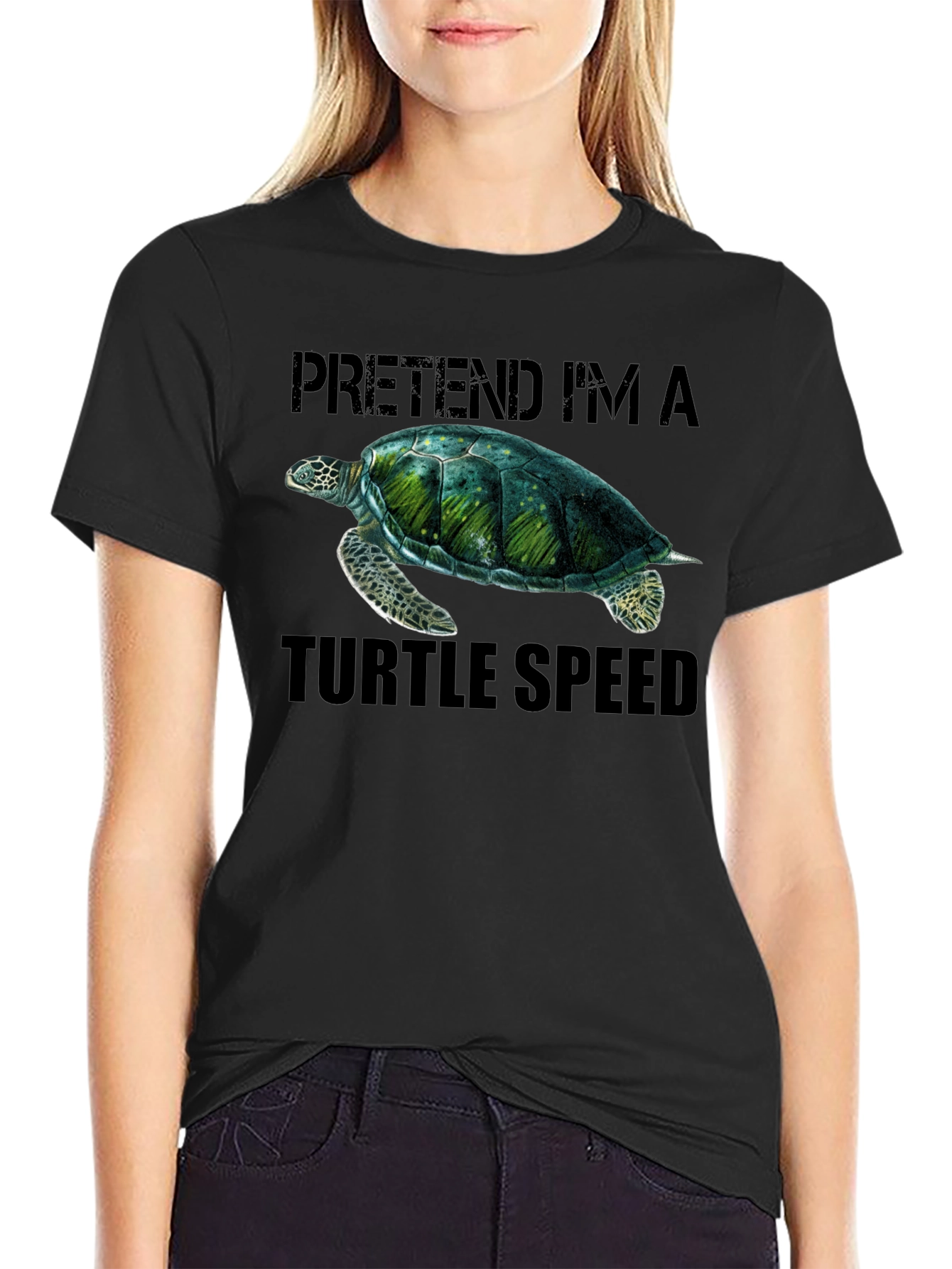 Pretend Im A Turtle Speed T-Shirt