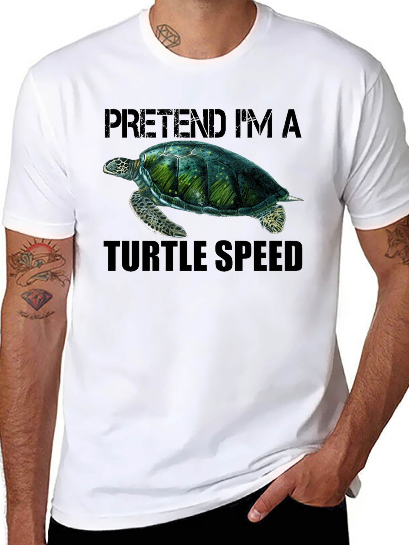 Pretend Im A Turtle Speed T-Shirt