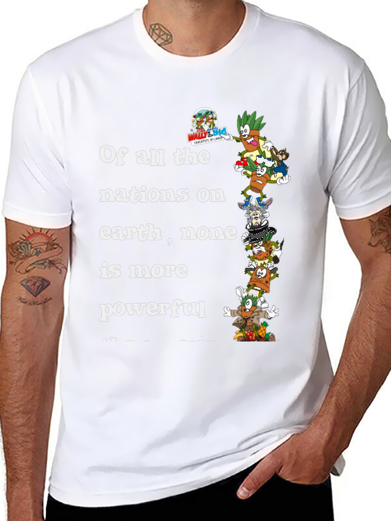 Wallykazam Nations T-Shirt
