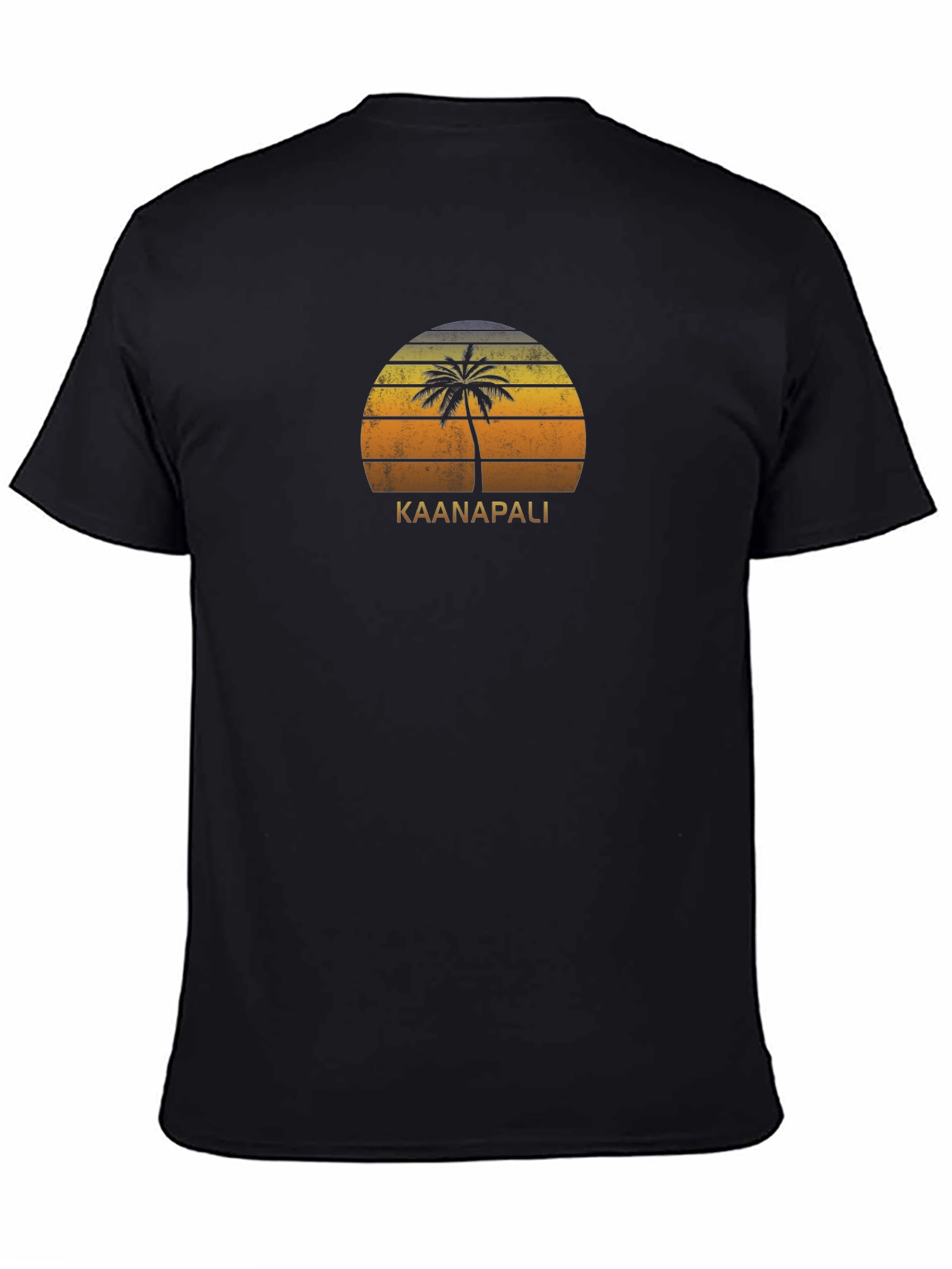 Kaanapali Palm Sunset Graphic T-Shirt