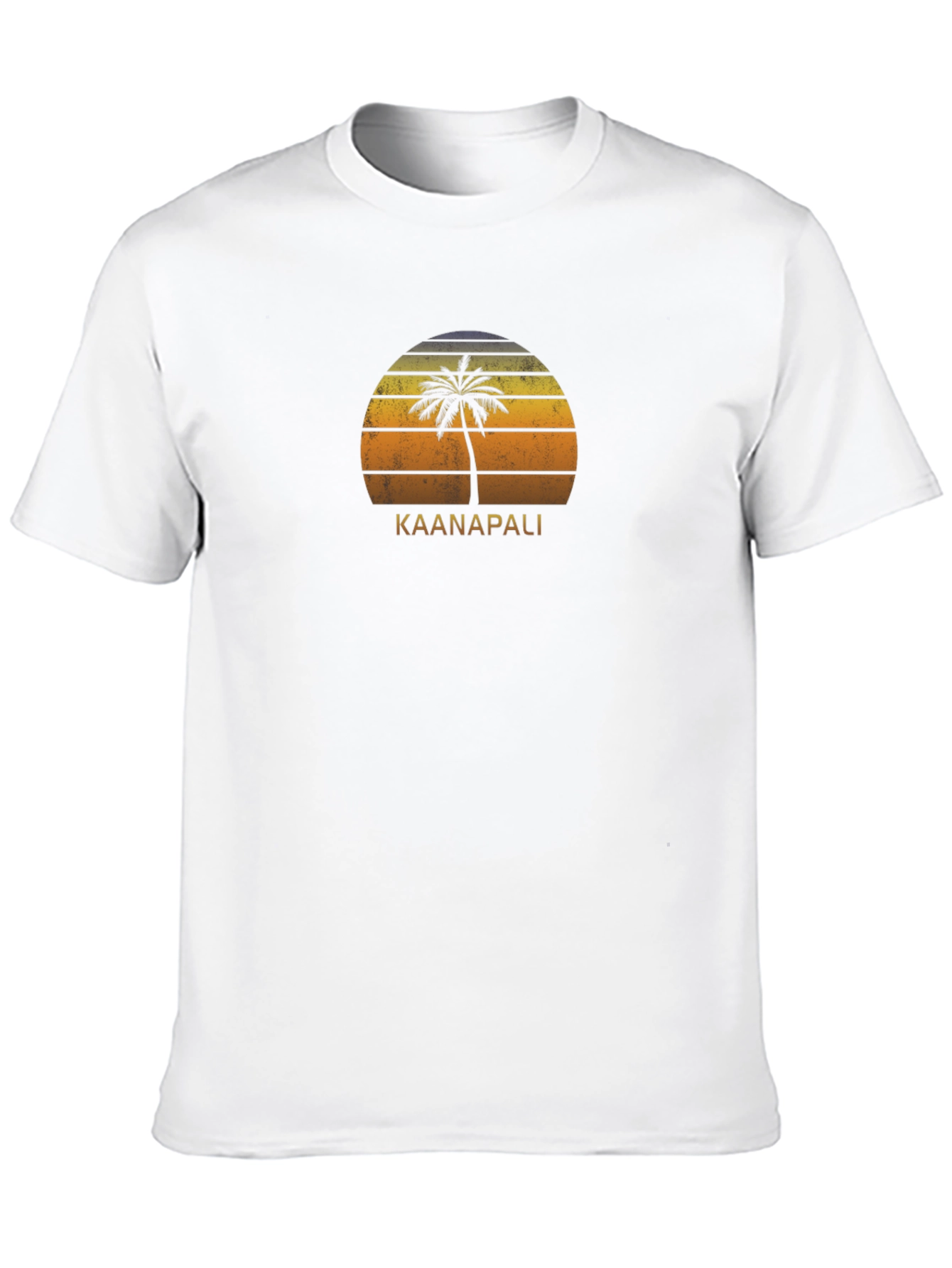 Kaanapali Palm Sunset Graphic T-Shirt