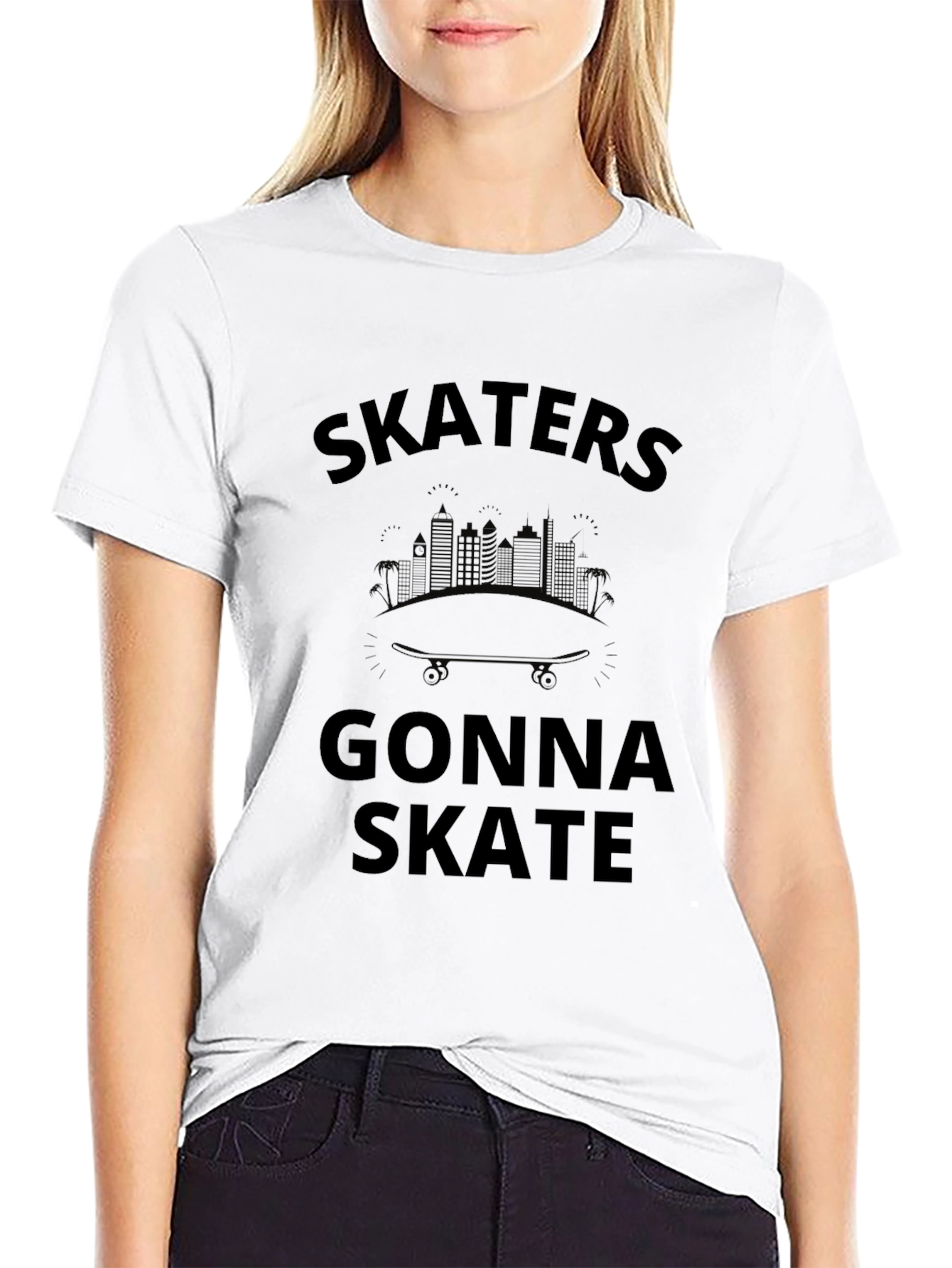 Skaters Gonna Skate Black T-Shirt