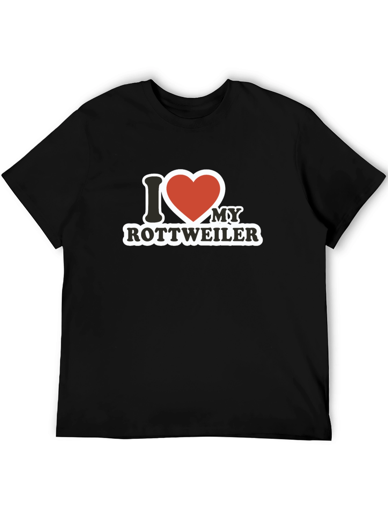 I Love My Rottweiler Graphic T-Shirt