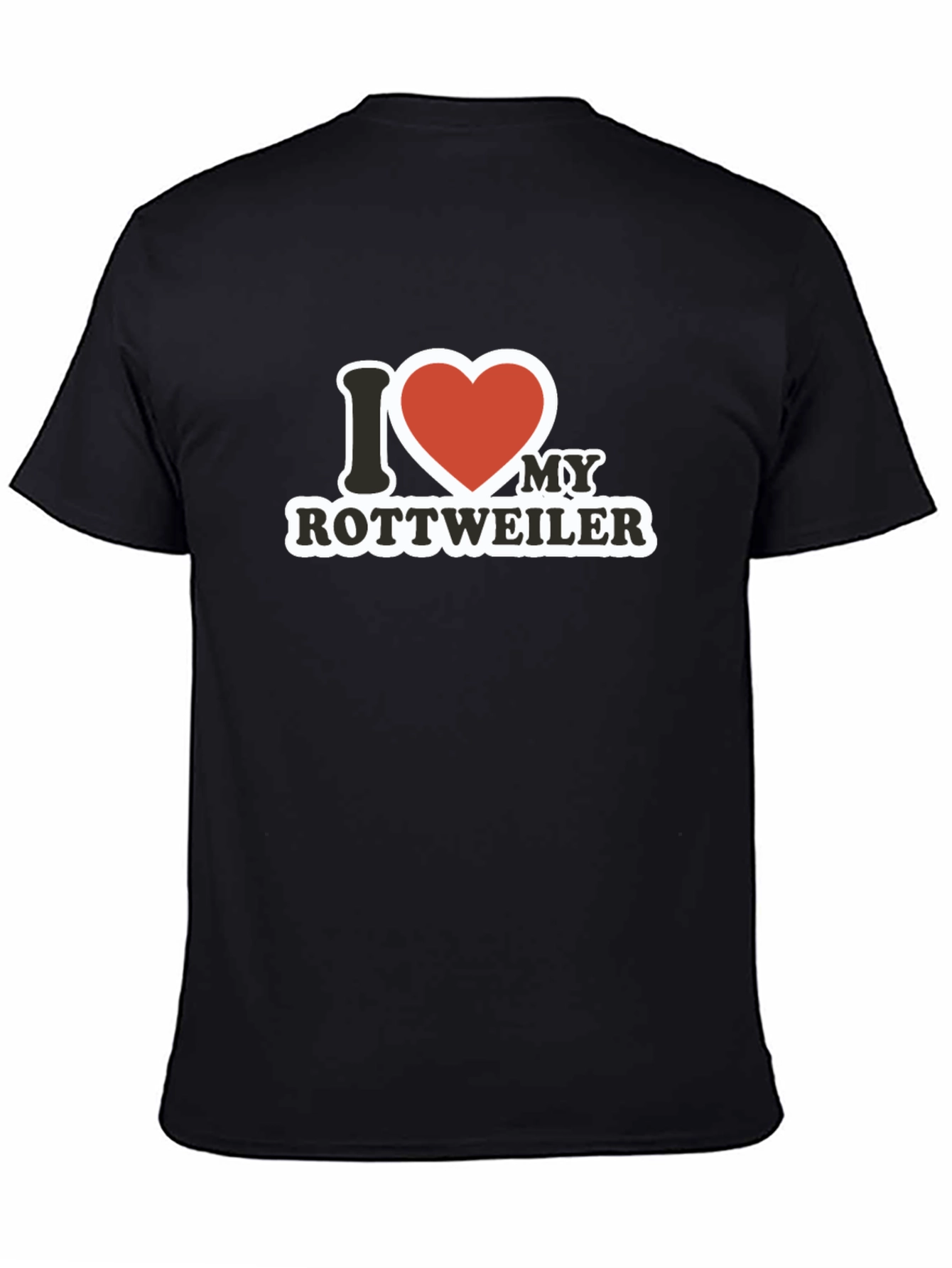 I Love My Rottweiler Graphic T-Shirt