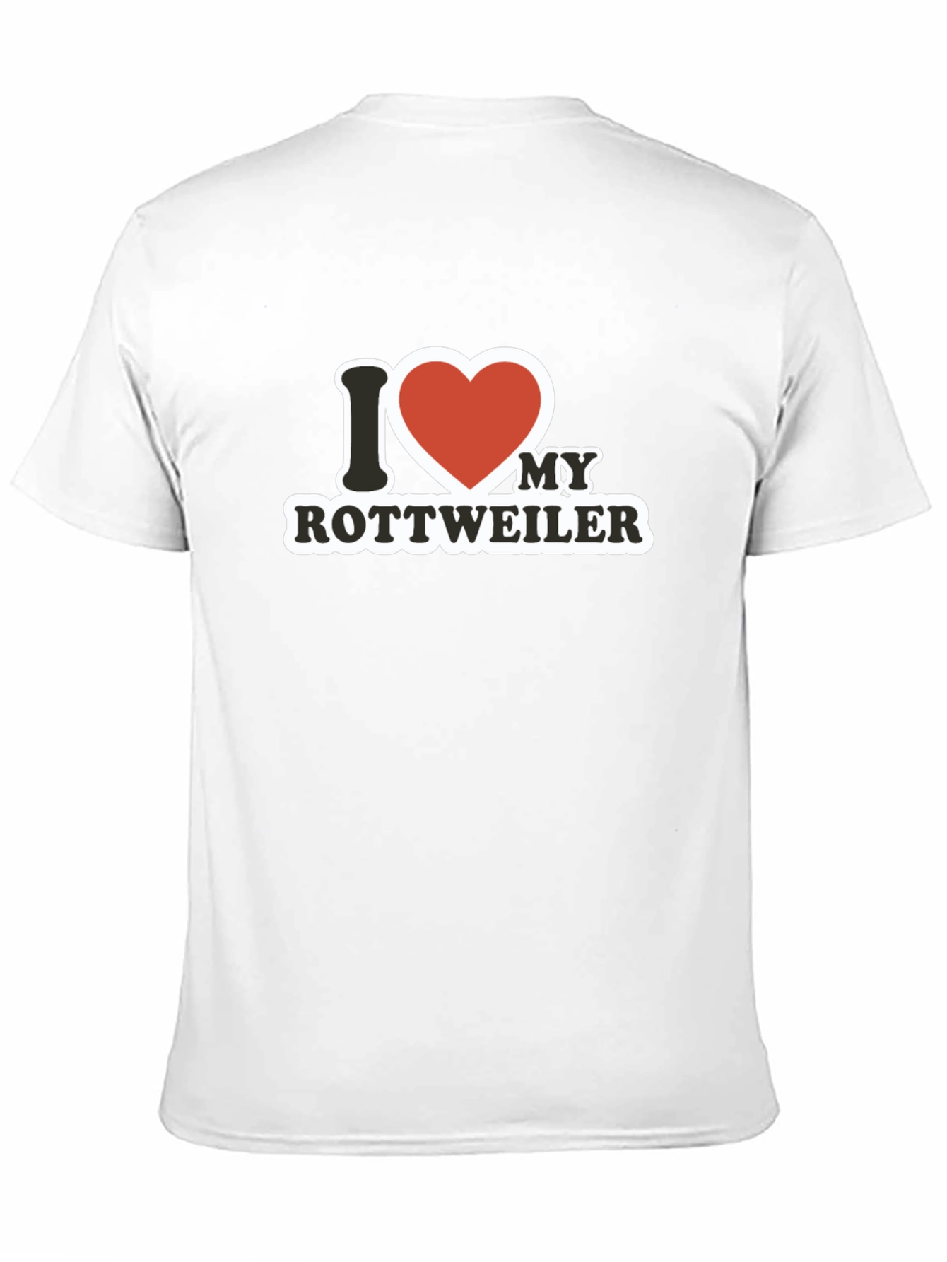 I Love My Rottweiler Graphic T-Shirt