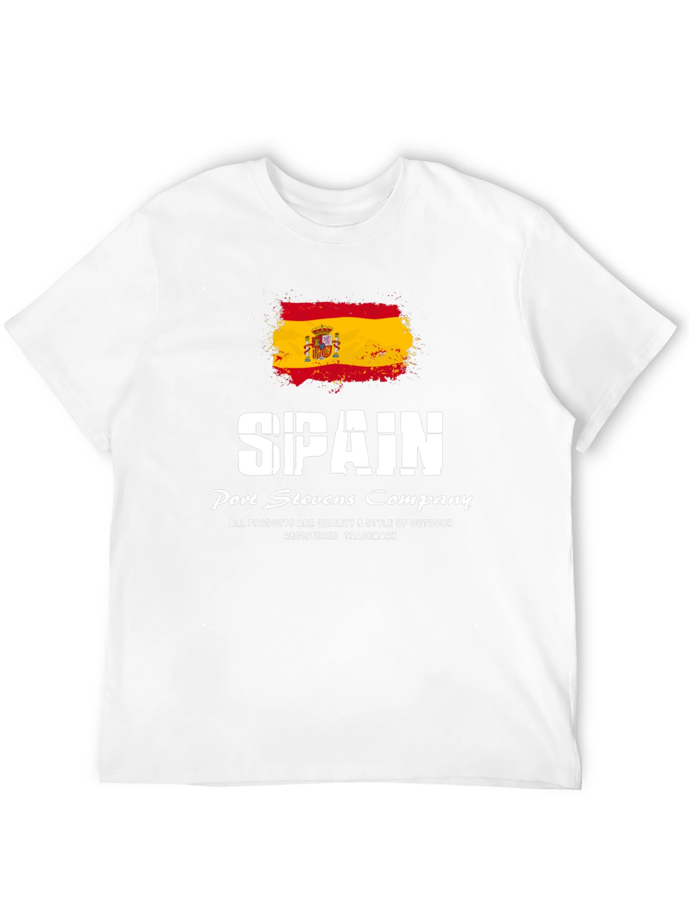 Spain Flag T-Shirt | Port Stevens Company