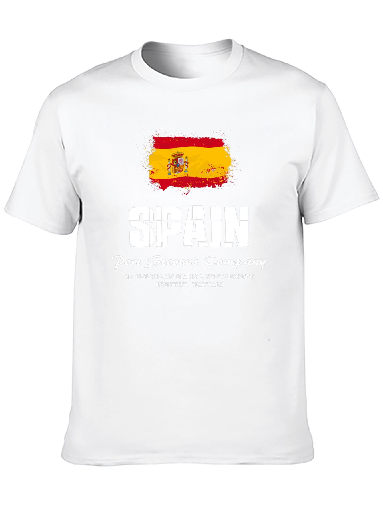 Spain Flag T-Shirt | Port Stevens Company