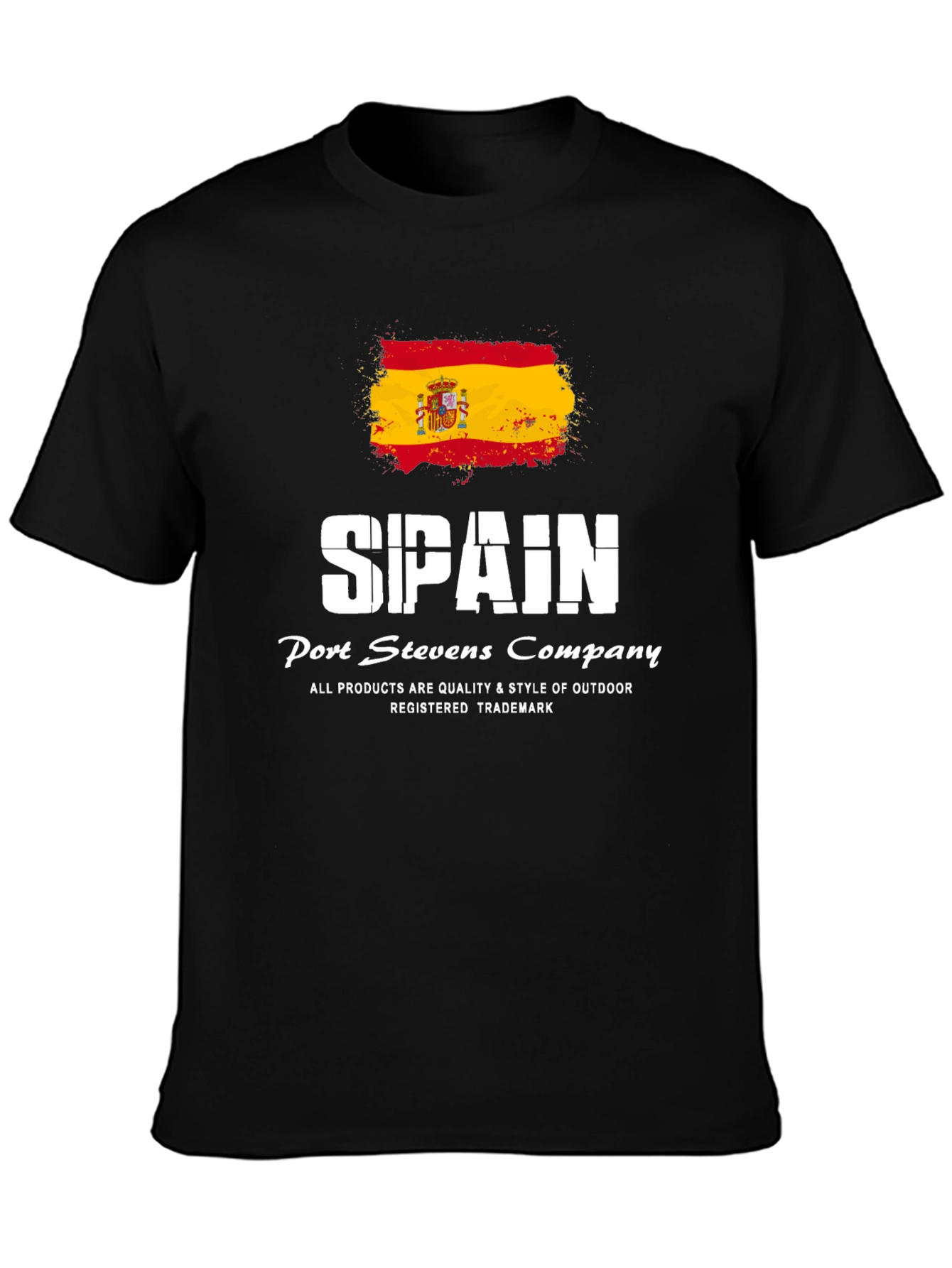 Spain Flag T-Shirt | Port Stevens Company