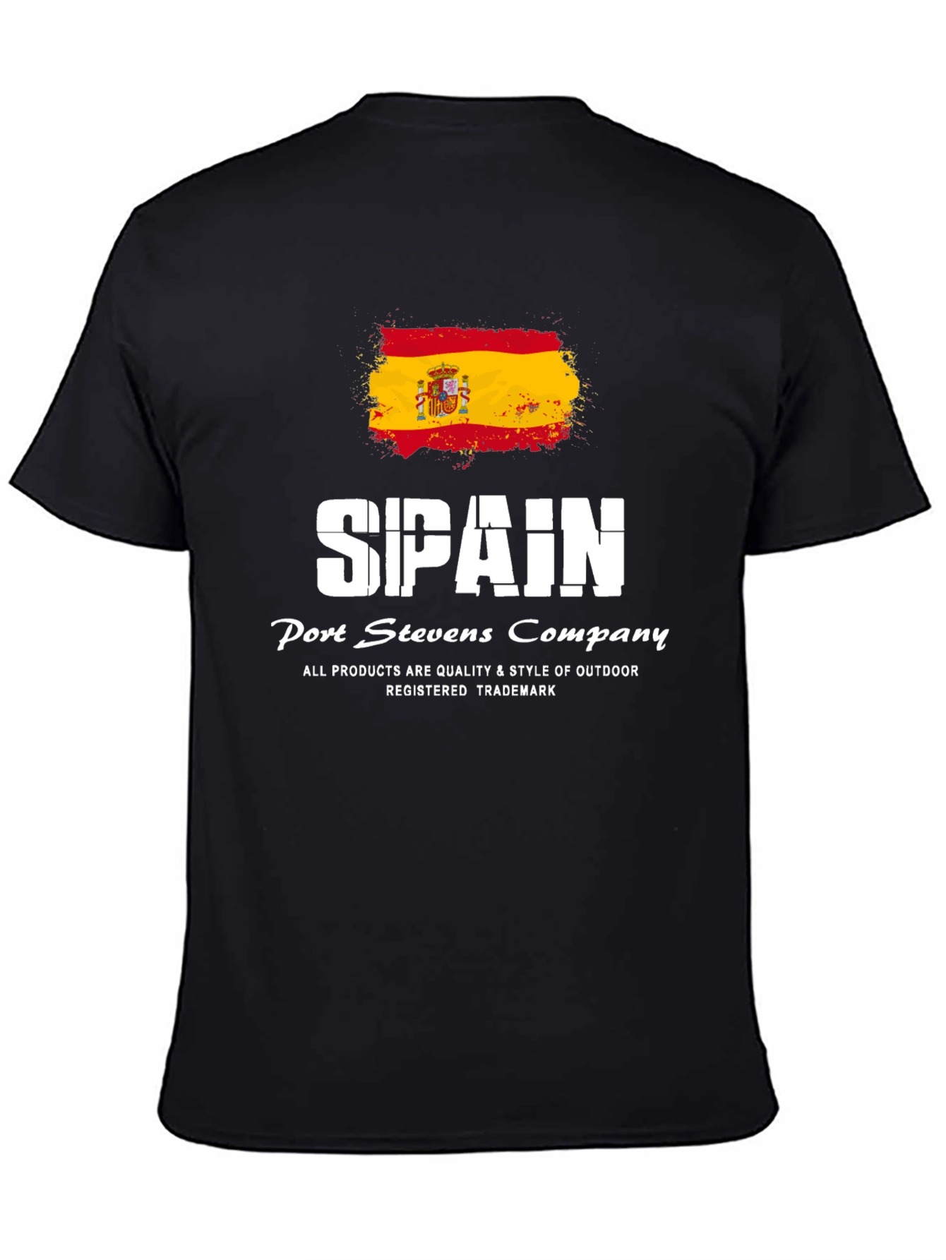 Spain Flag T-Shirt | Port Stevens Company