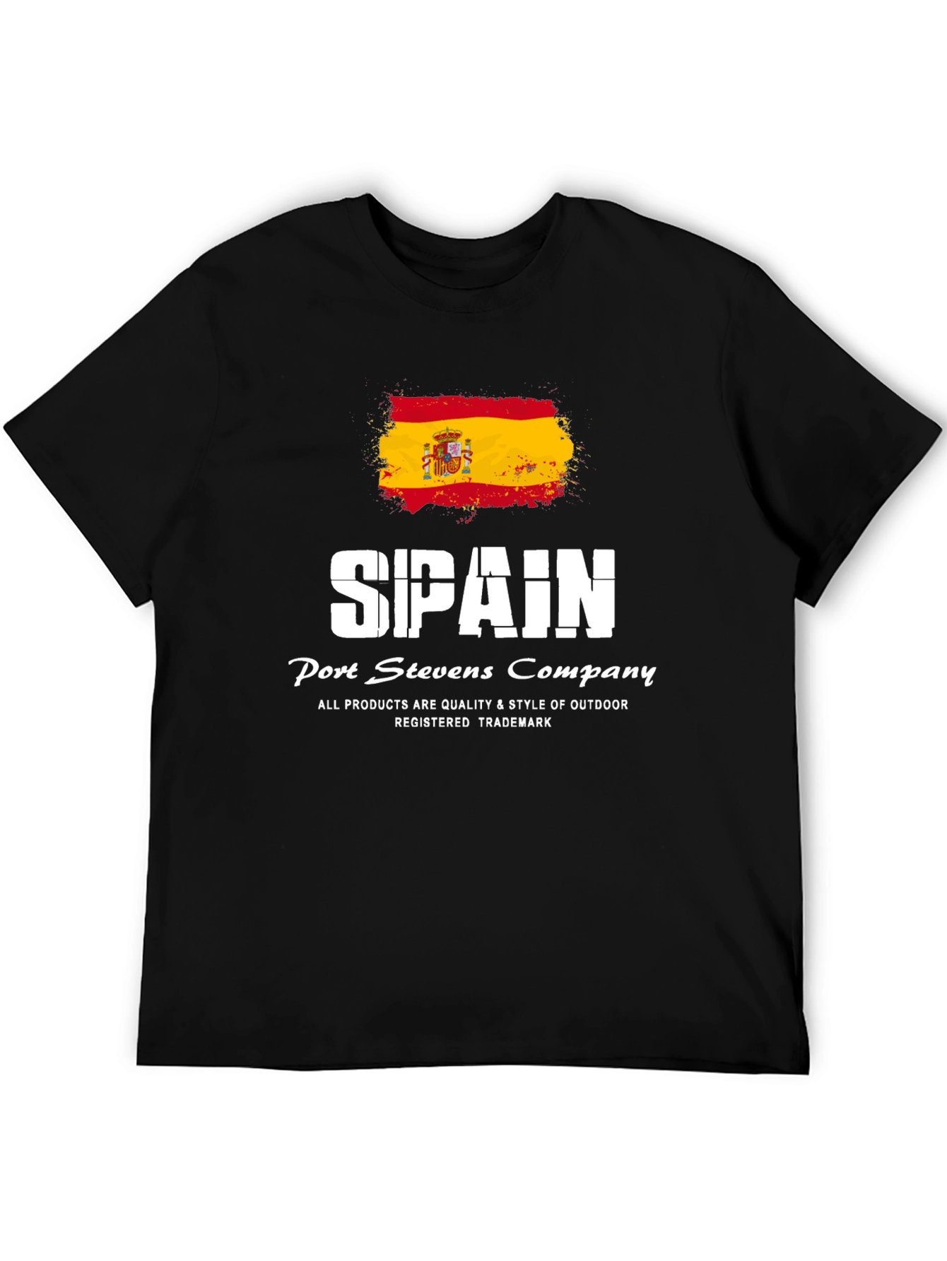 Spain Flag T-Shirt | Port Stevens Company