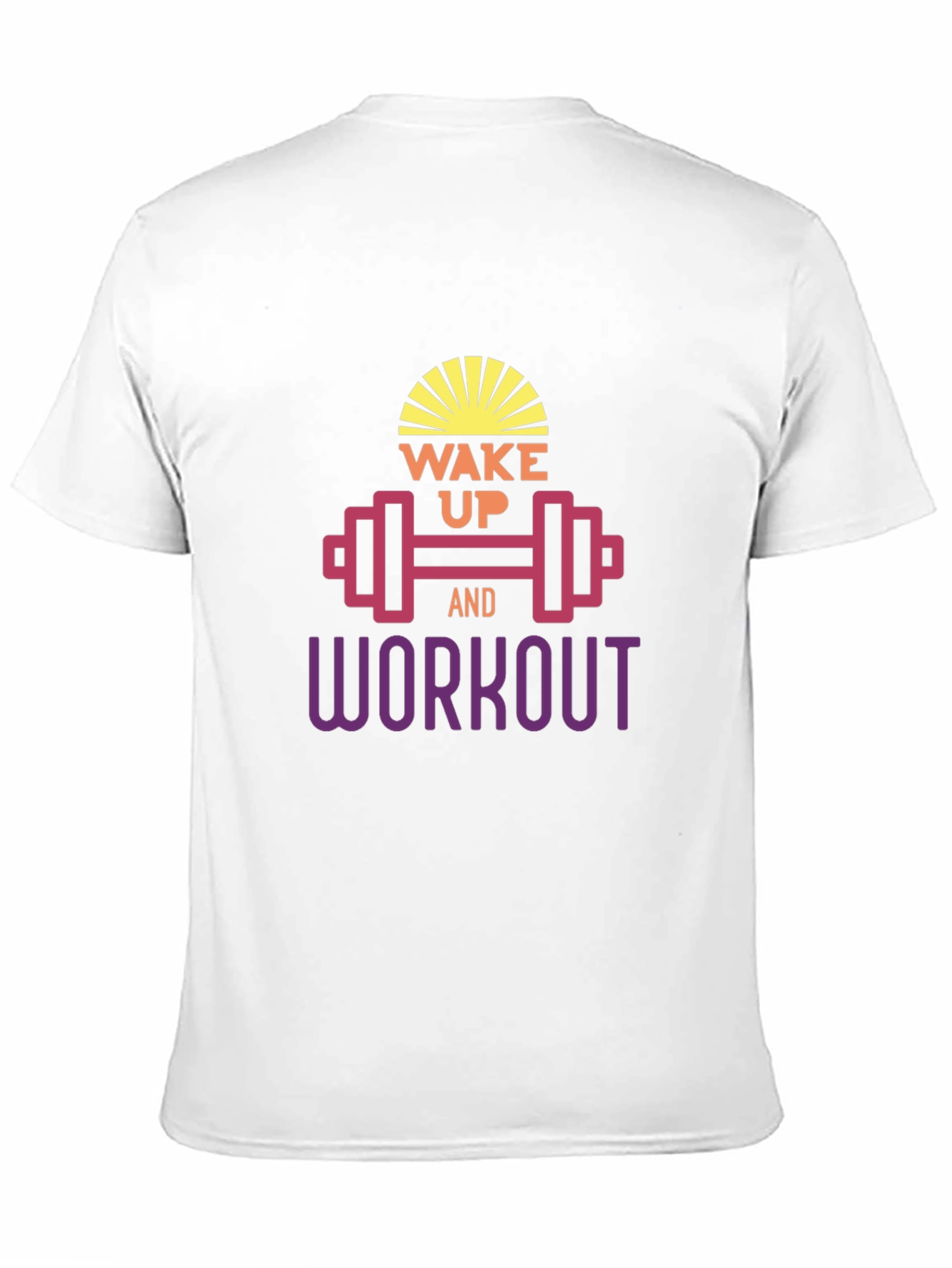 Wake Up & Workout Black T-Shirt