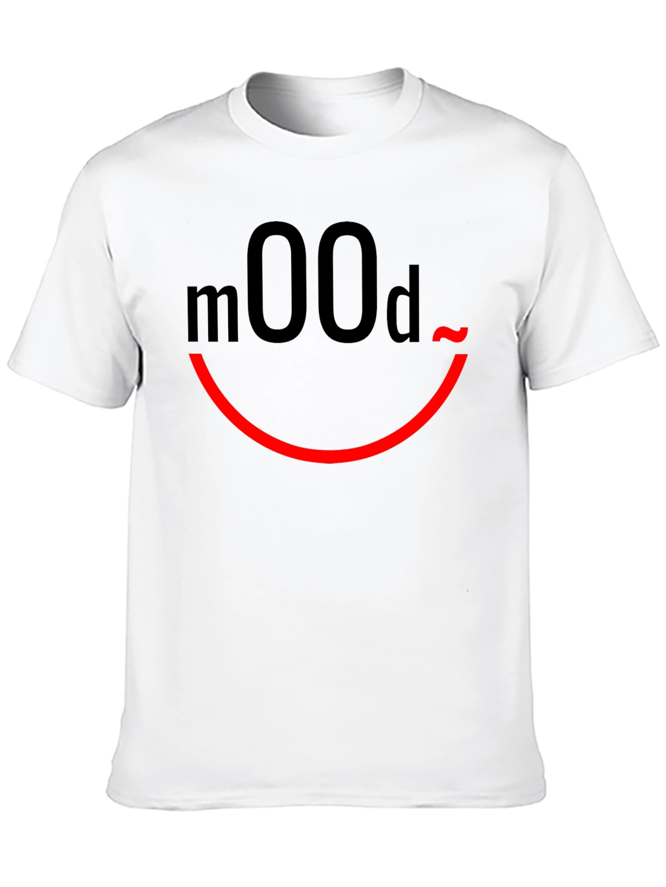 Mood Graphic Print Black T-Shirt