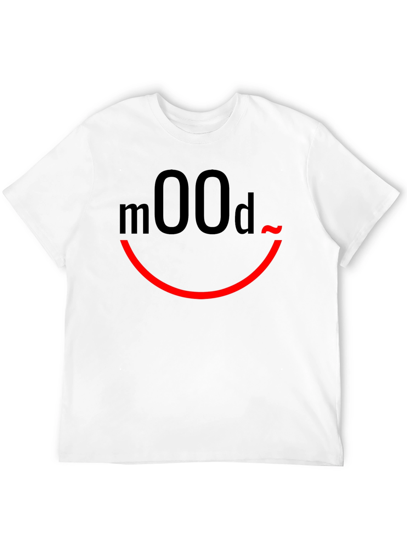 Mood Graphic Print Black T-Shirt