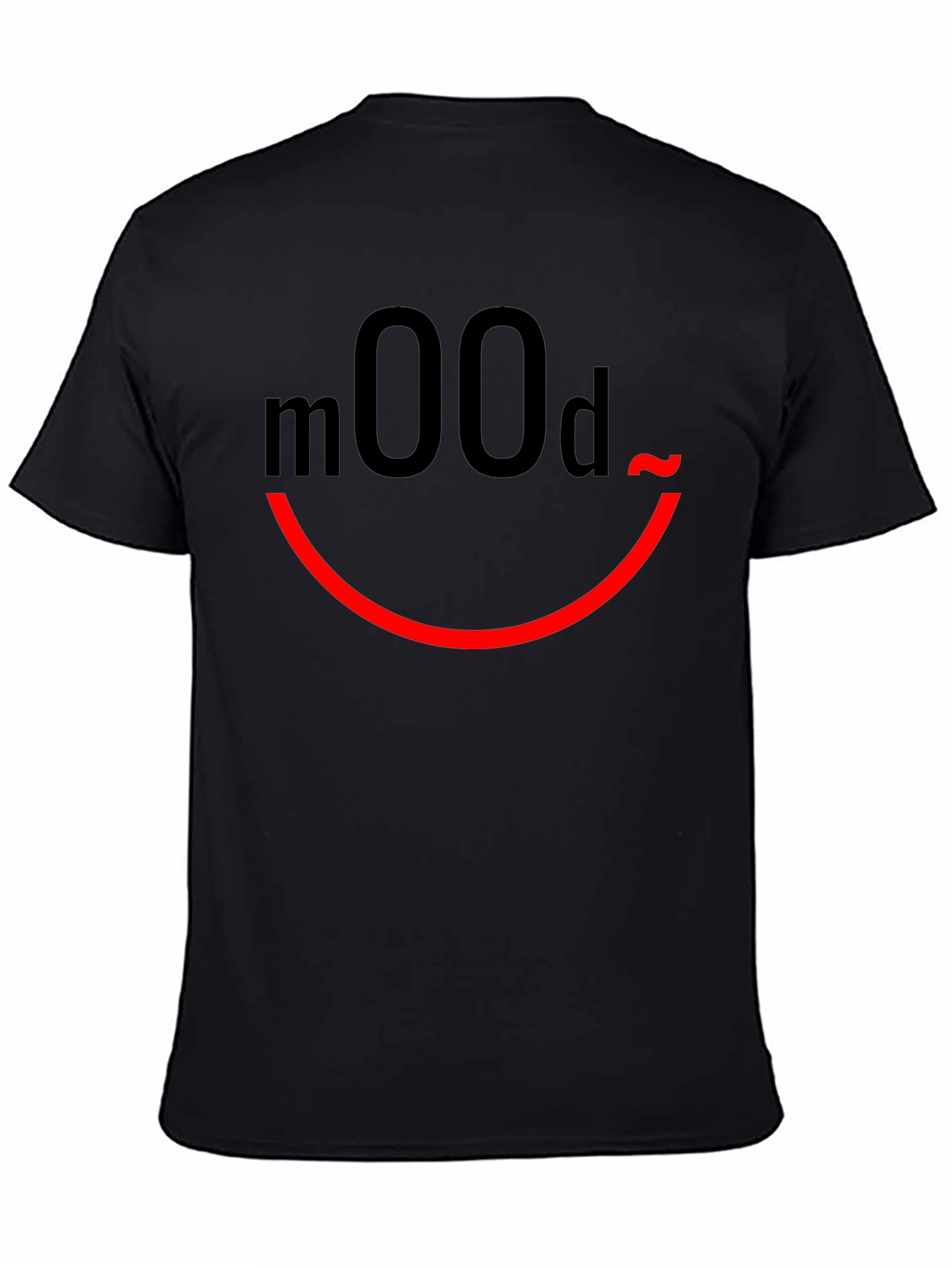 Mood Graphic Print Black T-Shirt