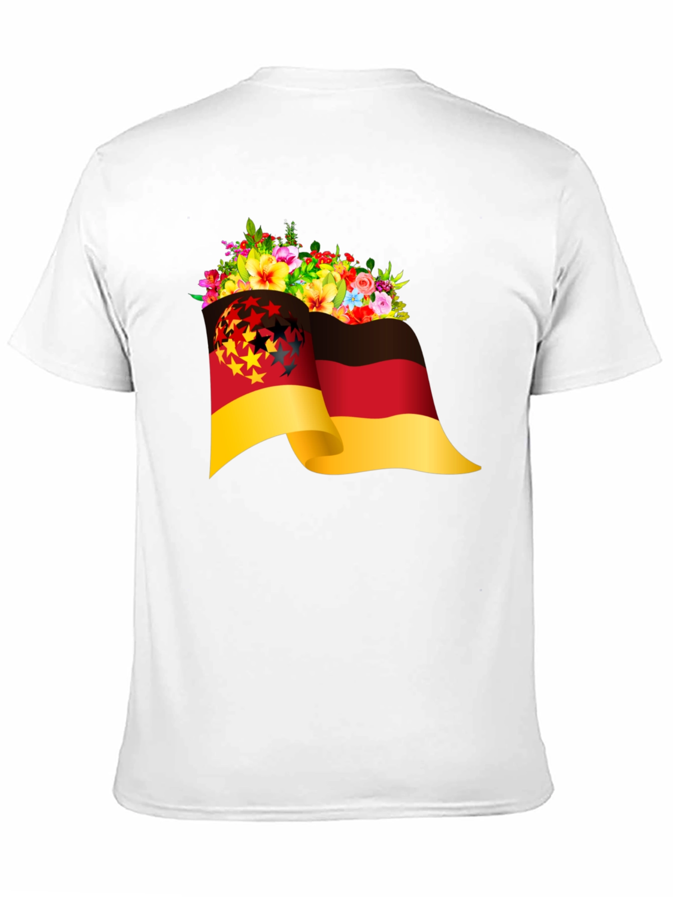 German Flag Floral T-Shirt