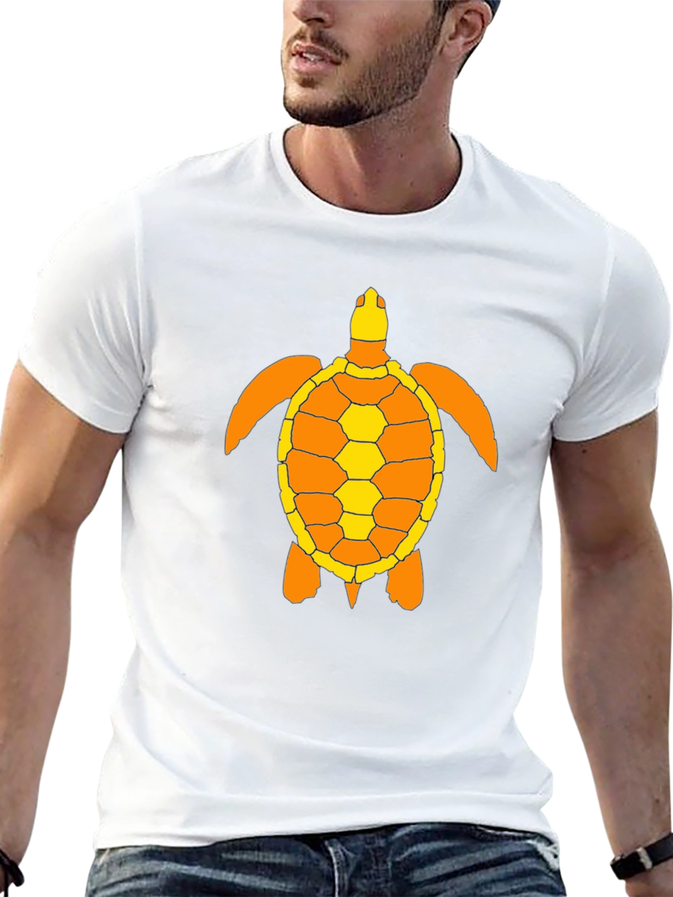 Turtle Graphic Tee - Black