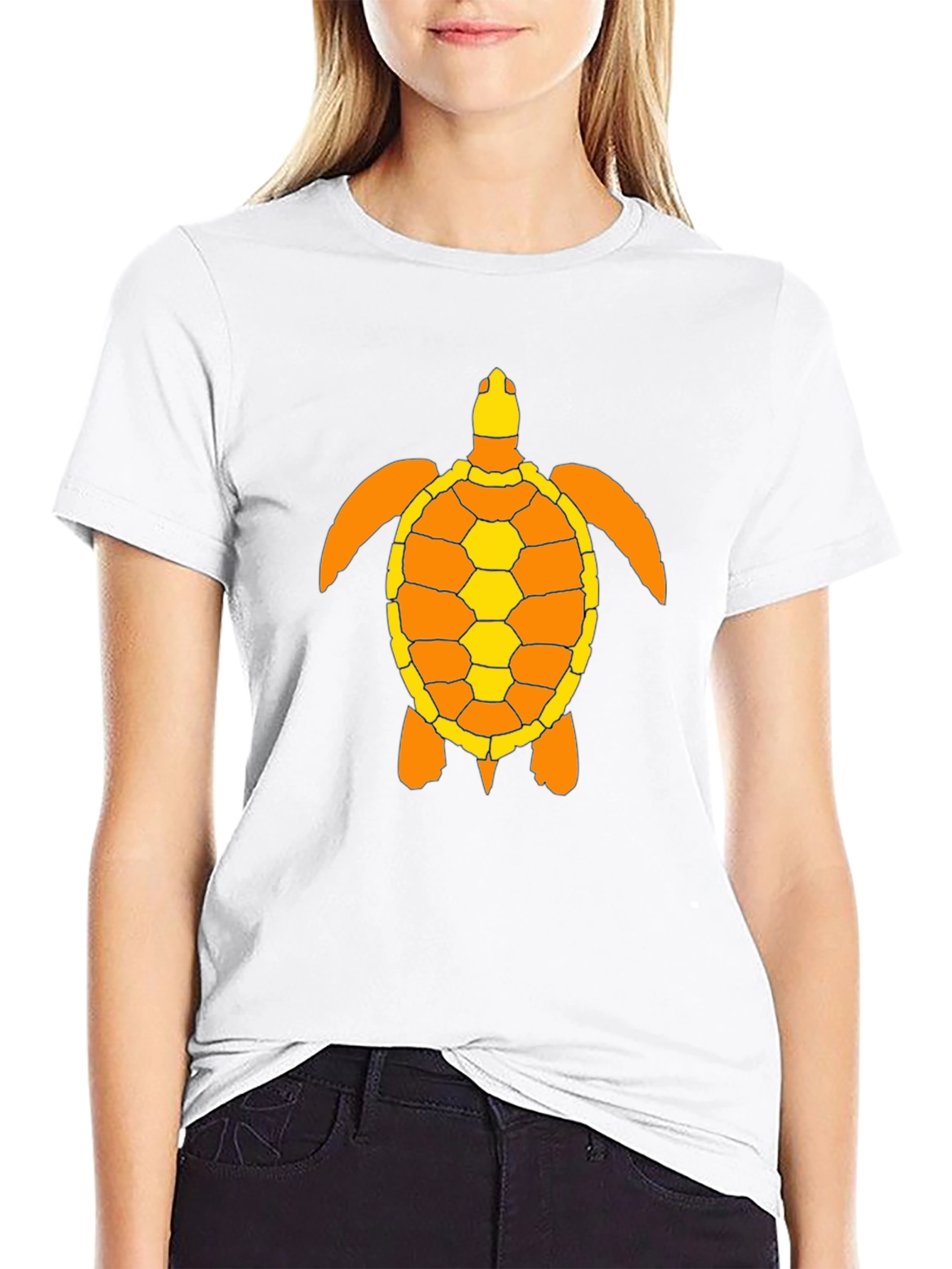 Turtle Graphic Tee - Black