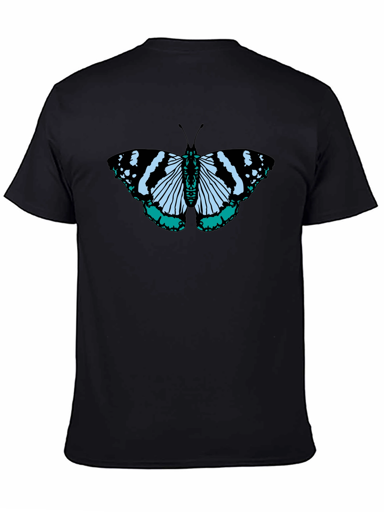 Butterfly Graphic Black T-Shirt