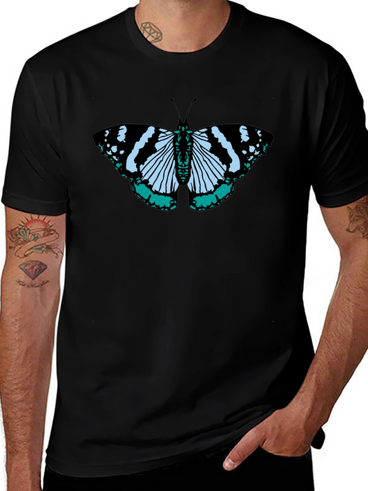 Butterfly Graphic Black T-Shirt