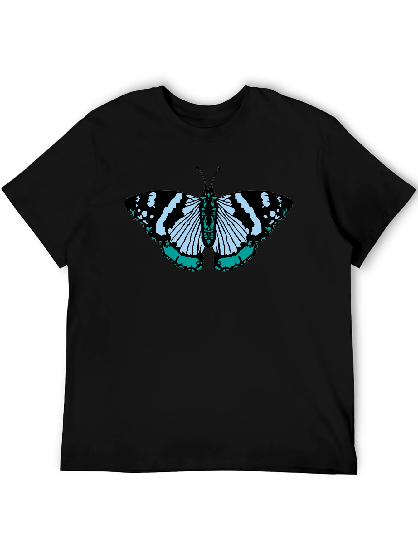 Butterfly Graphic Black T-Shirt
