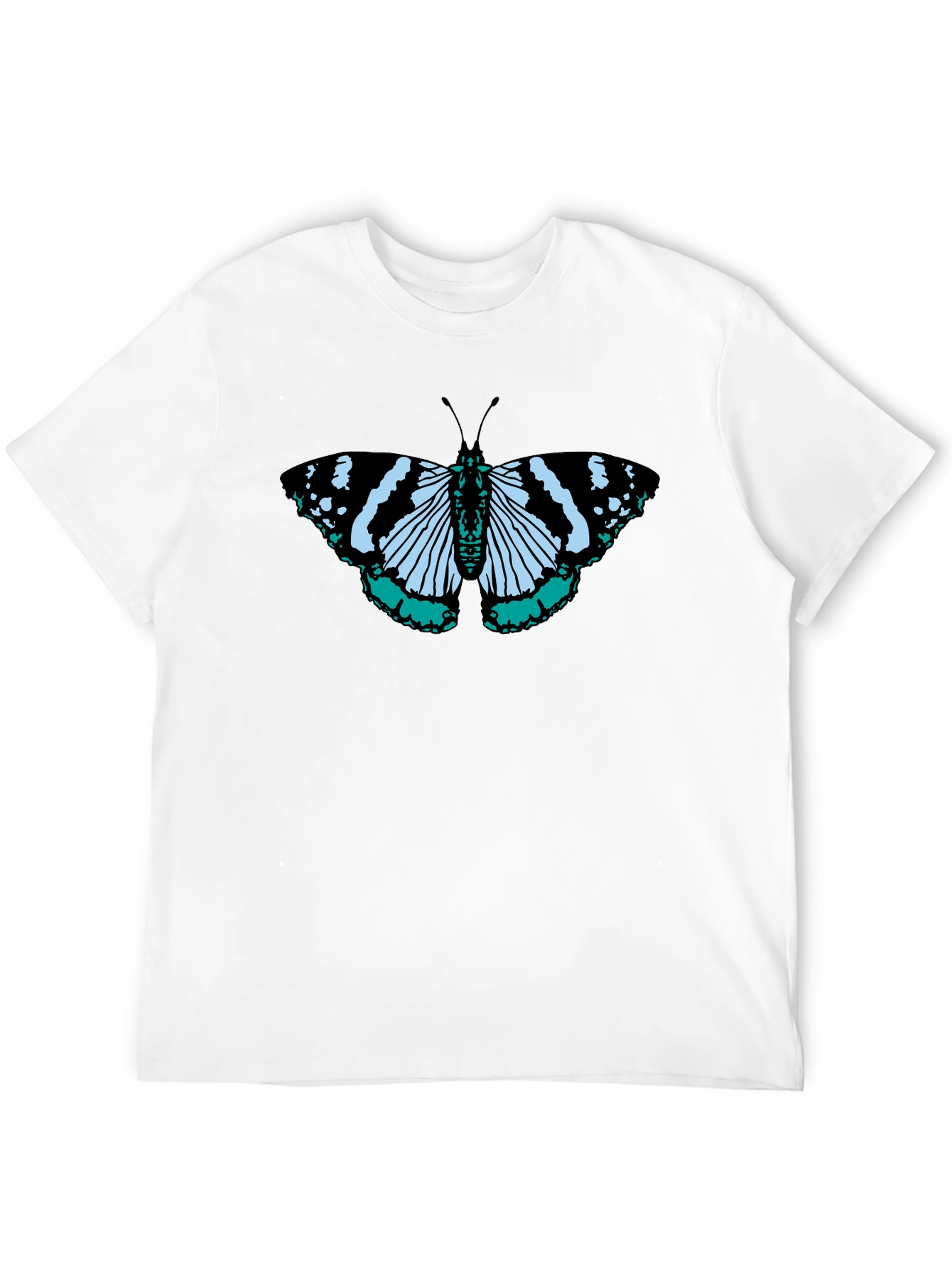 Butterfly Graphic Black T-Shirt