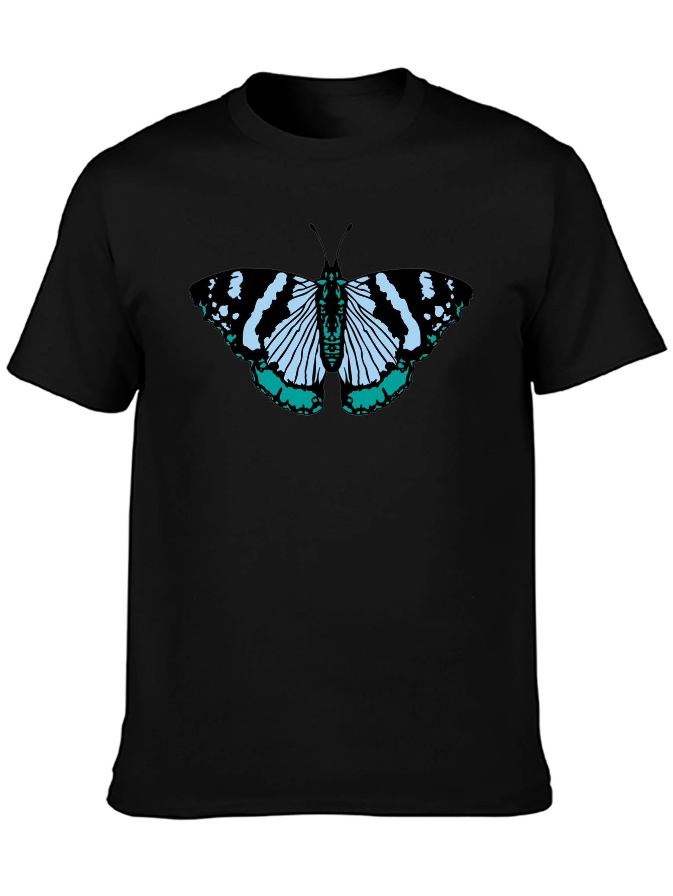 Butterfly Graphic Black T-Shirt
