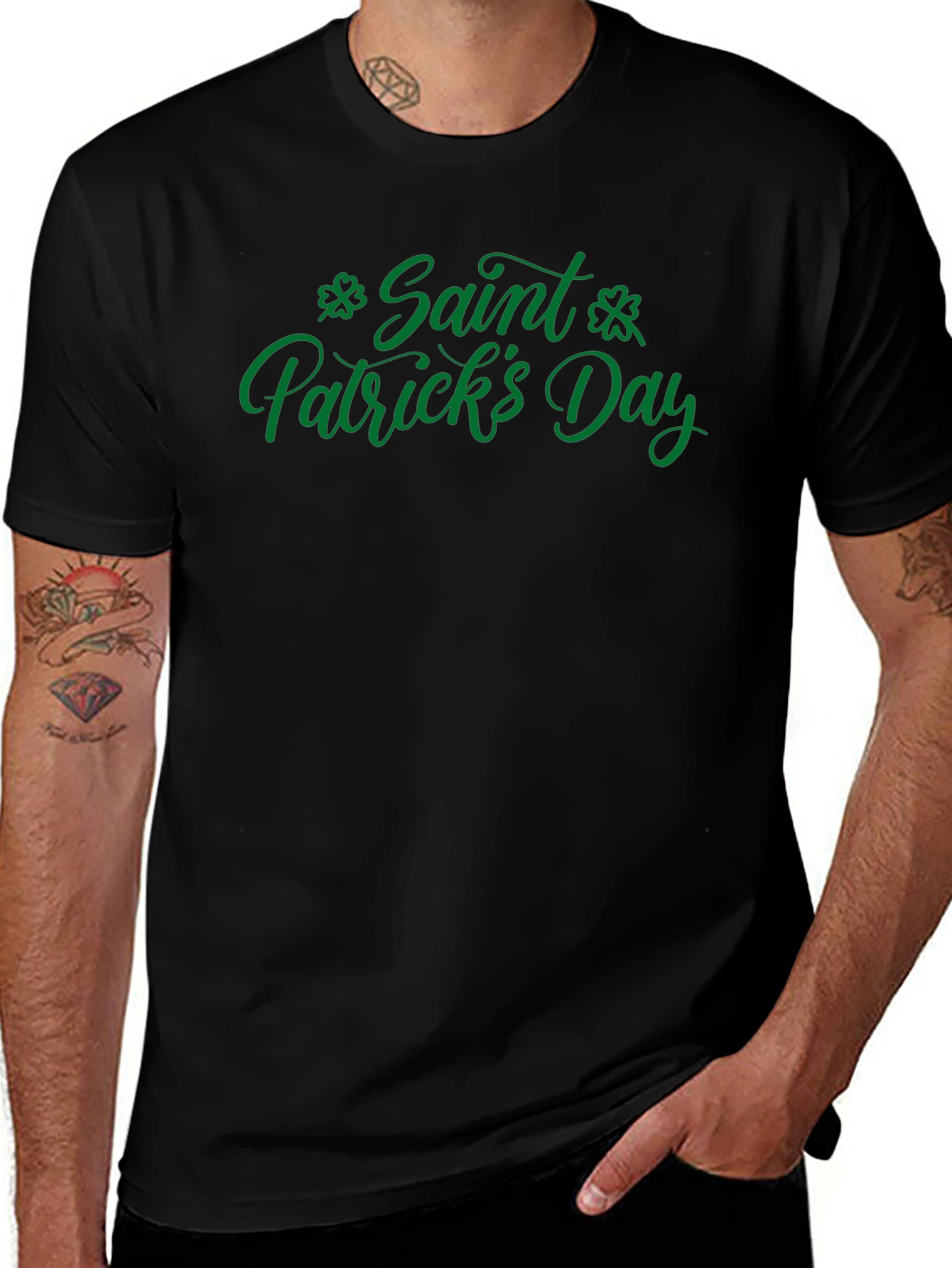 Saint Patricks Day Black T-Shirt